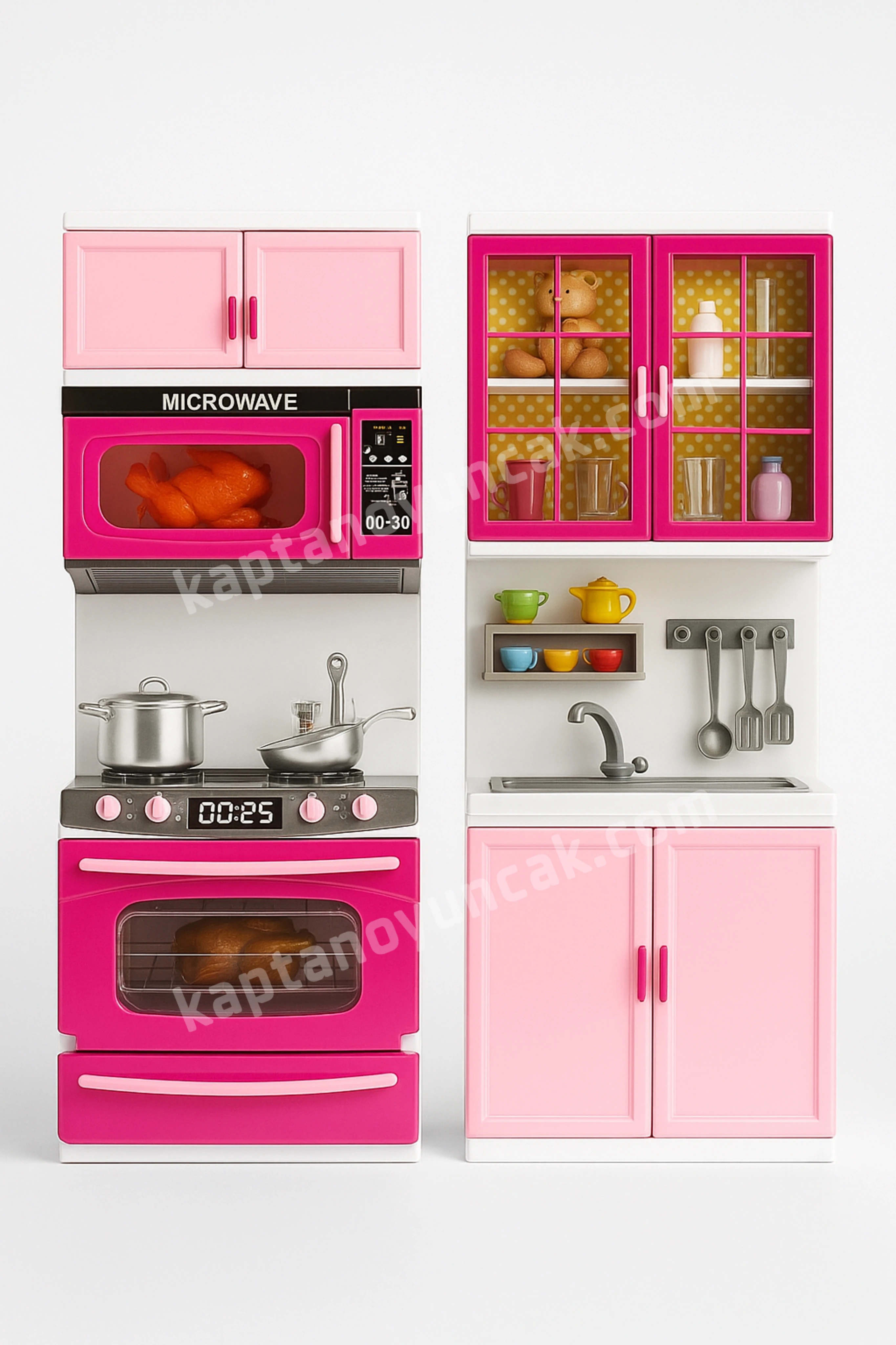 Oydaş My Lıttle Chefs 4'lü Mutfak Seti Tüm Kapakları Açılır Kapanır