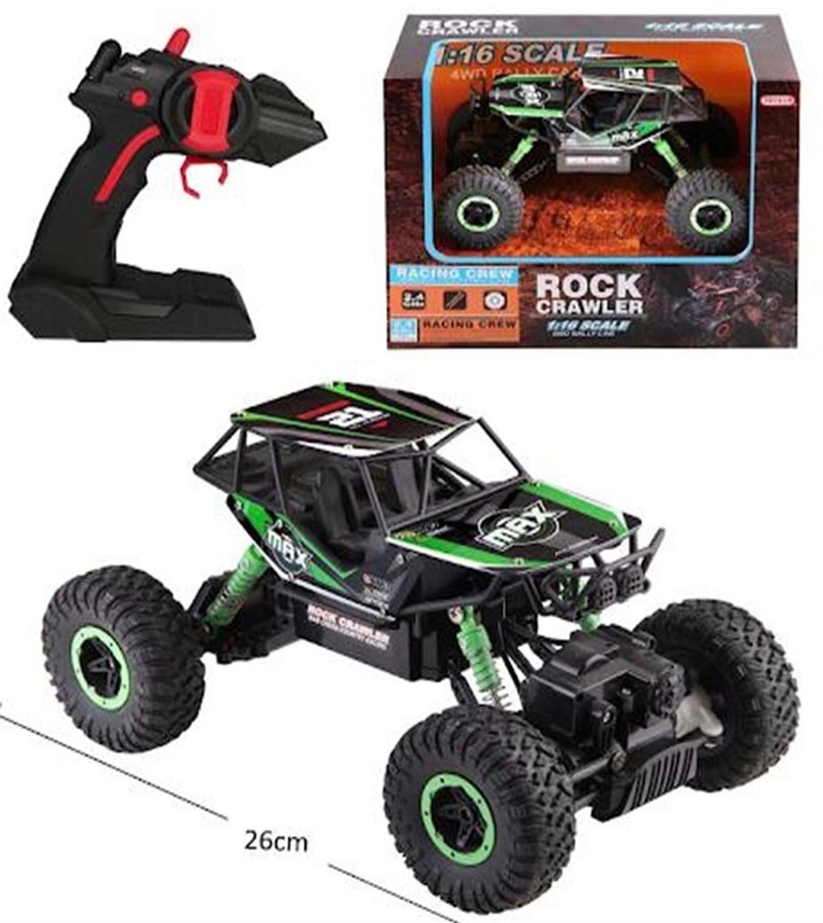 Toysan Rock Crawler Profosyonel Uzaktan Kumandalı Jeep 4x4