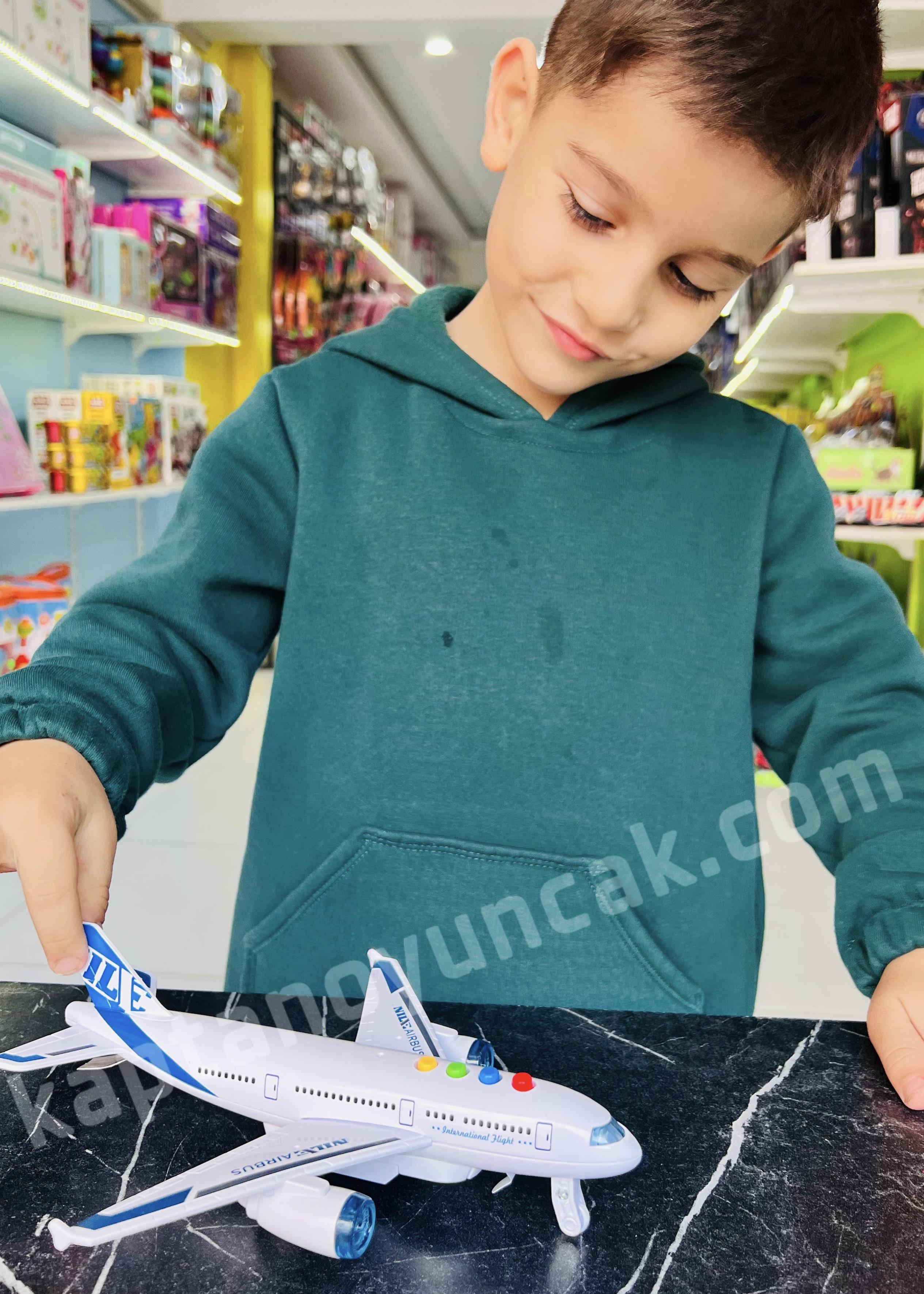 Sesli Çek Bırak Metal Uçak
