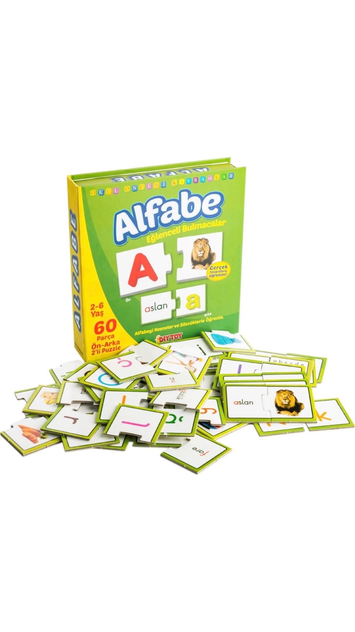 Alfabe Eğlenceli Bulmacalar Eğitici Oyuncak