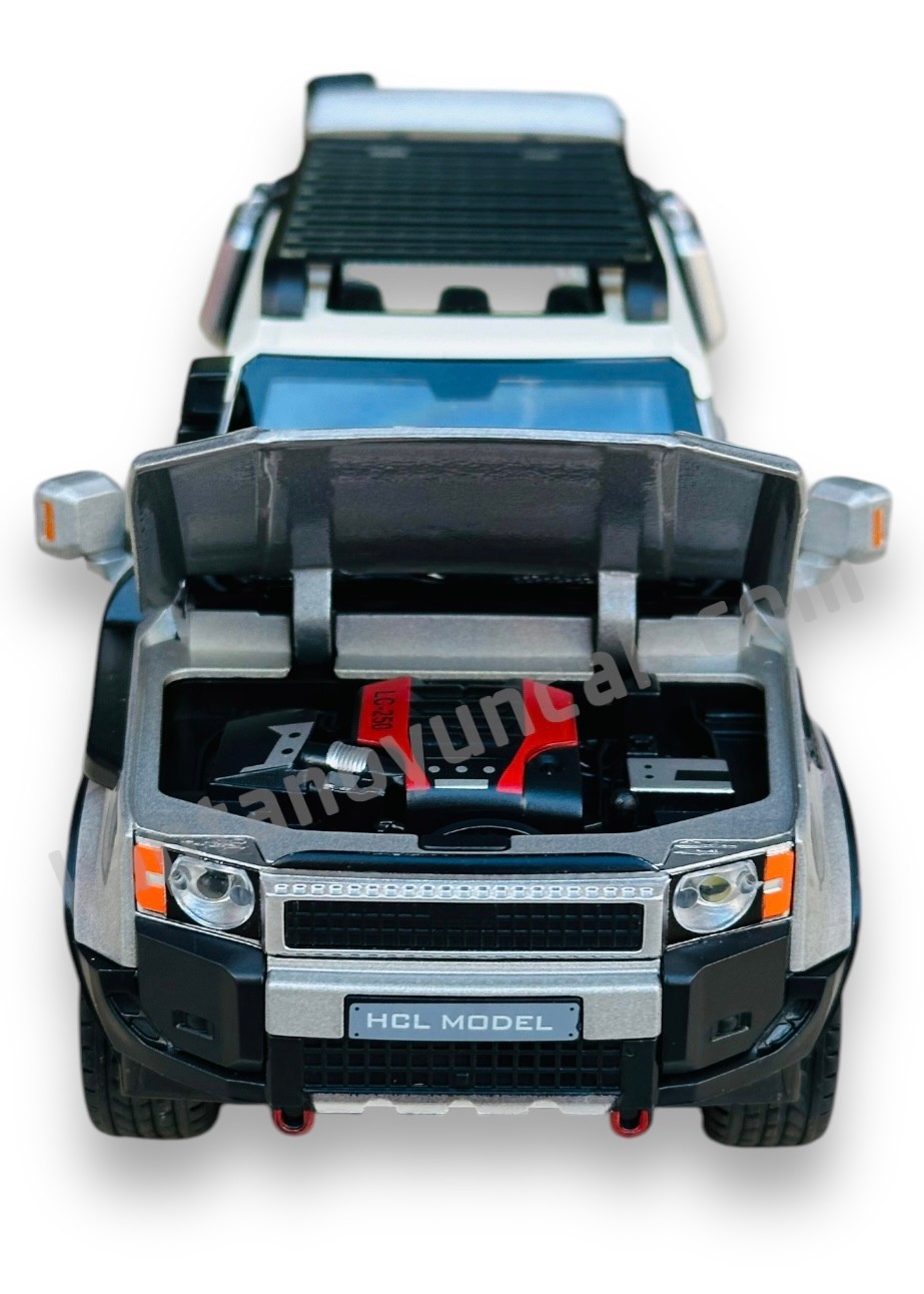 Çek Bırak Sesli ve Işıklı Duman Çıkartan Metal Jeep