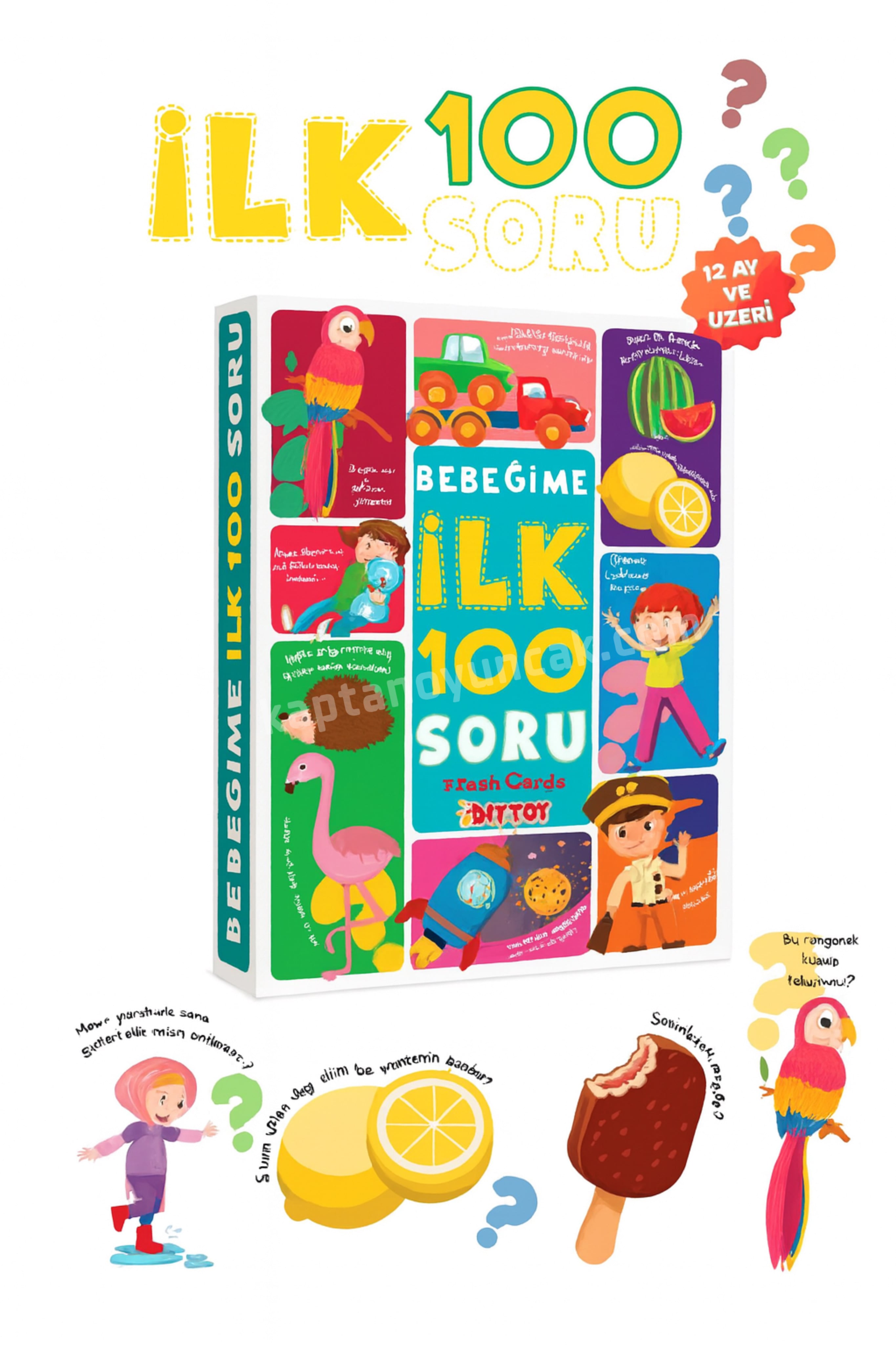 Bebeğimin İlk Zeka Kartları Bebeğime İlk 100 Soru