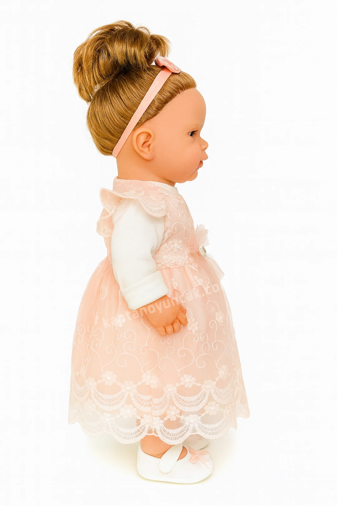 Özel Kıyafetli Türkçe Konuşan Sesli Azra Bebek 60 Cm Kahverengi Saçlı