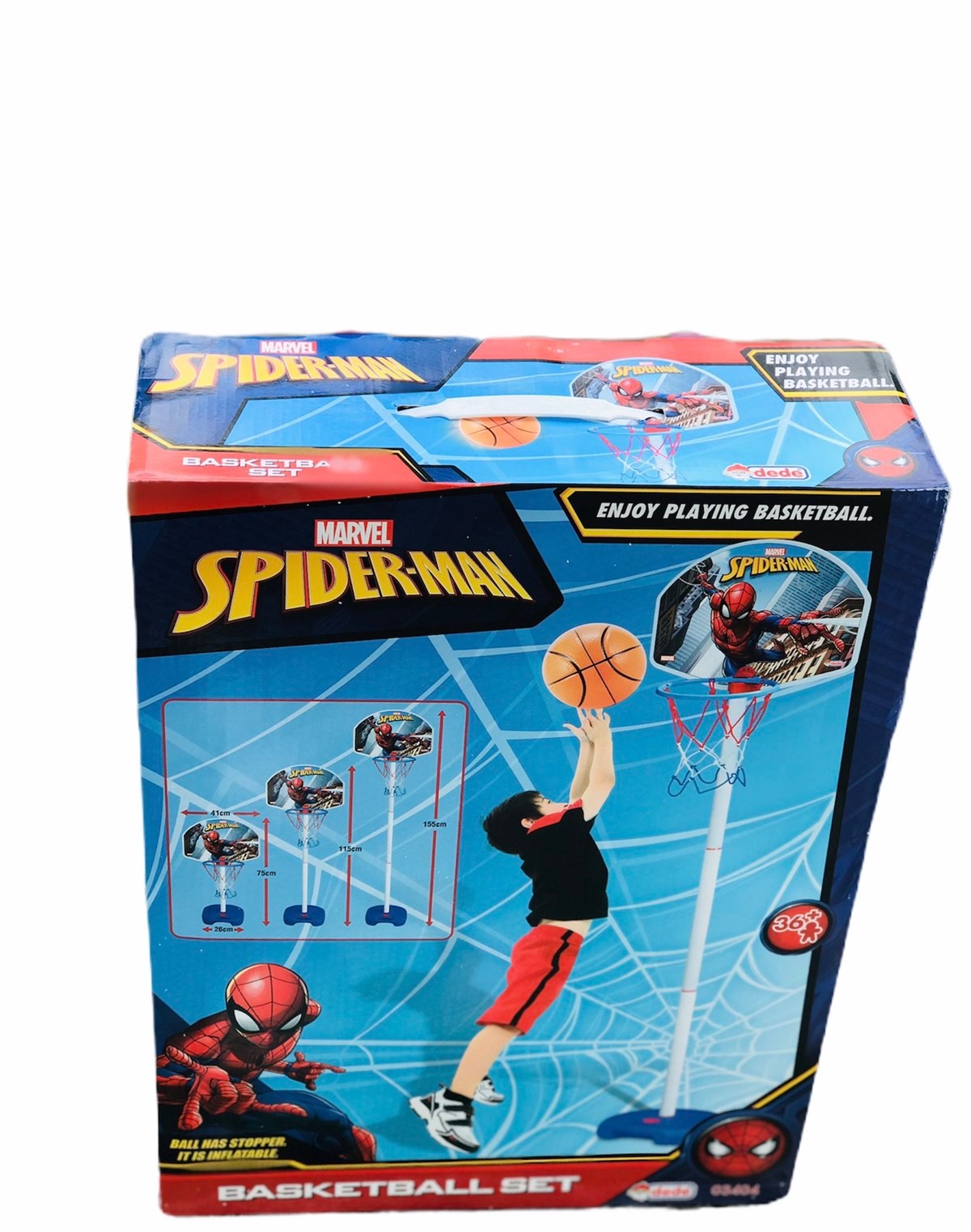 Dede Örümcek Adam Spiderman Ayaklı Basketbool Set