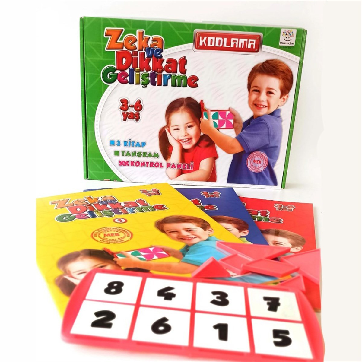 3-6 Yaş Zeka ve Dikkat Geliştirme Seti (Zeka Testleri, Dil Gelişimi, Kalem Tutma Becerisi, Mantıksal Düşünme, Bilişsel Beceriler)