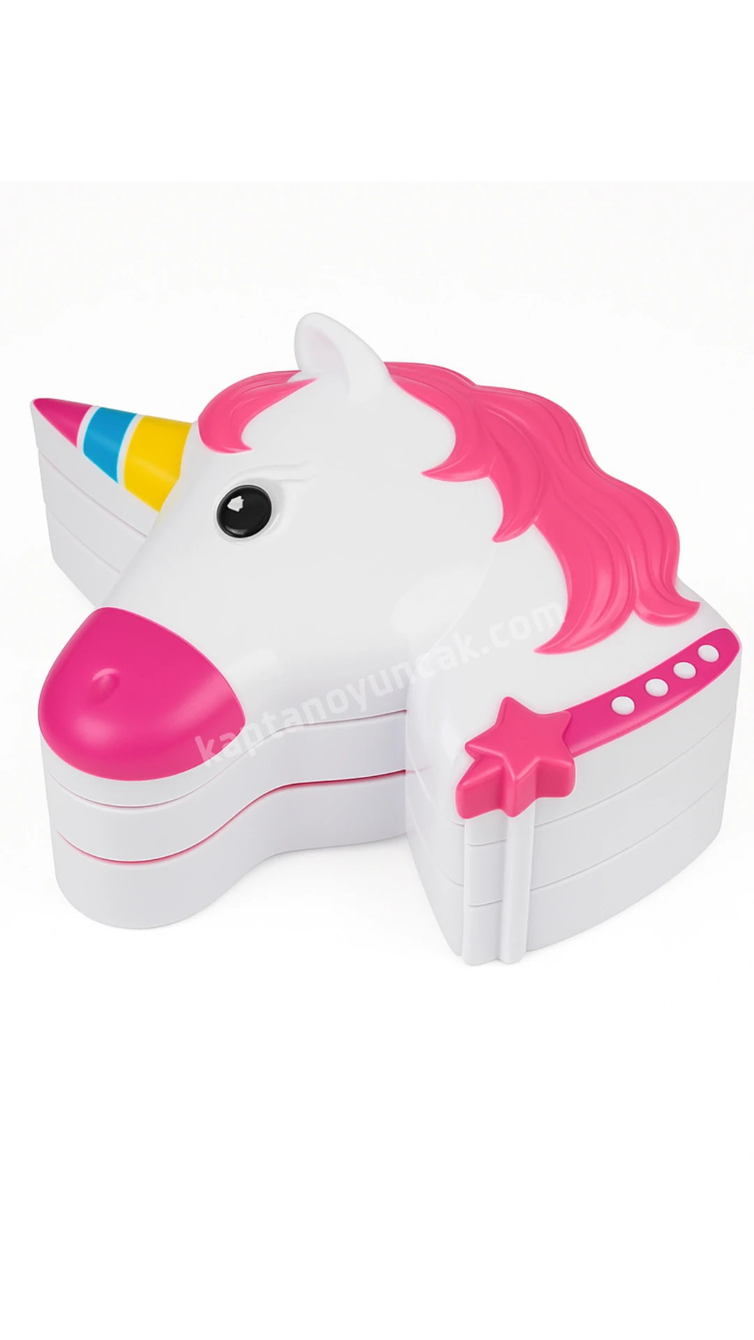 Unicorn Şekilli 3 Katlı Makyaj Güzellik Seti