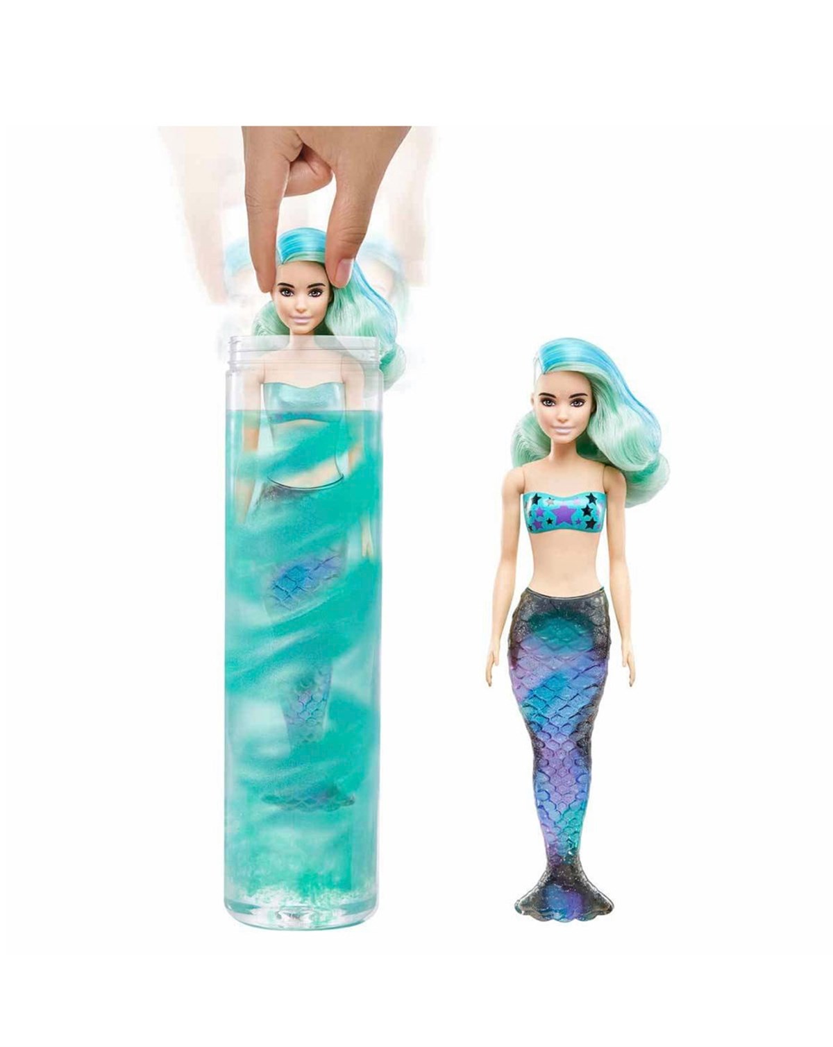 Barbie Color Renk Değiştiren Sürpriz Deniz Kızı Bebekler