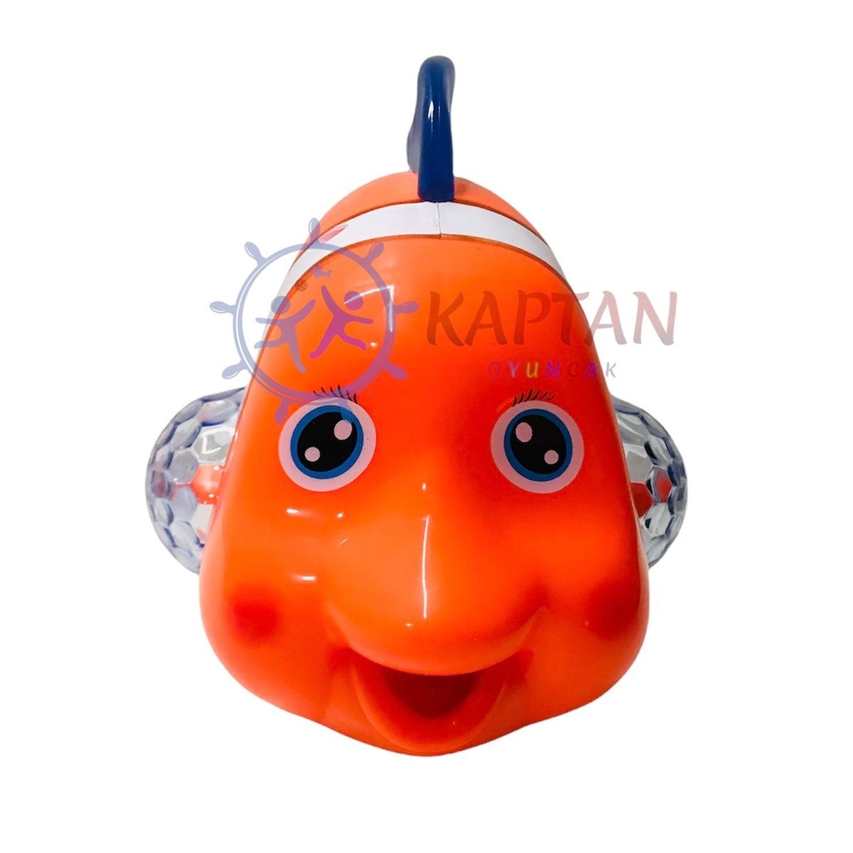Hareketli Yürüyen Balık Oyuncak - Müzikli 3D Işıklı