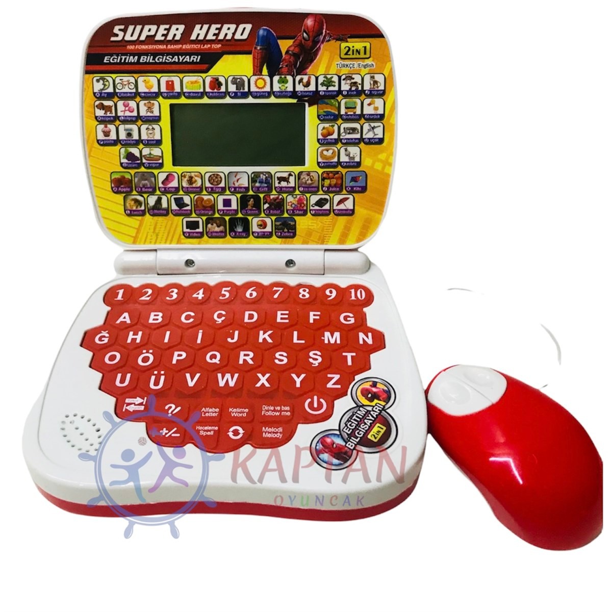 Türkçe İngilizce Konuşan Eğitici Laptop Bilgisayar