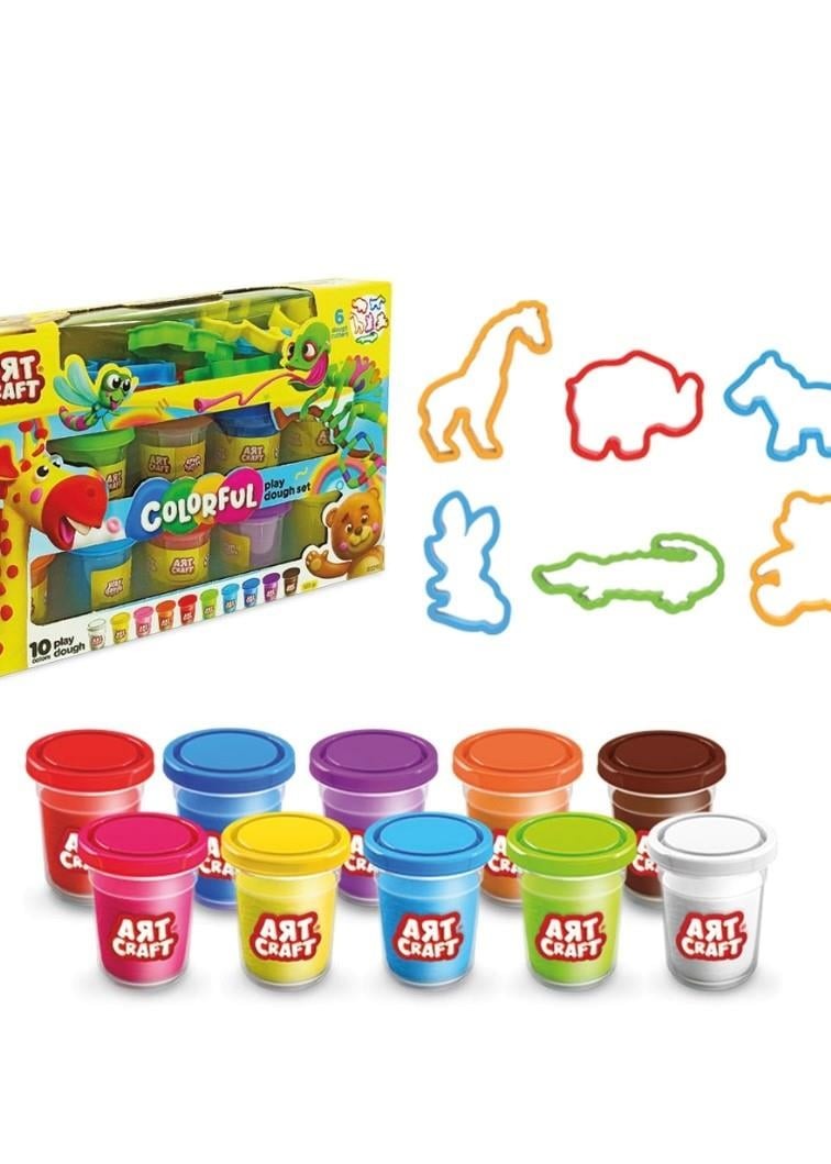 Dede Art Craft Rengarenk Hamur Seti 16 Parça