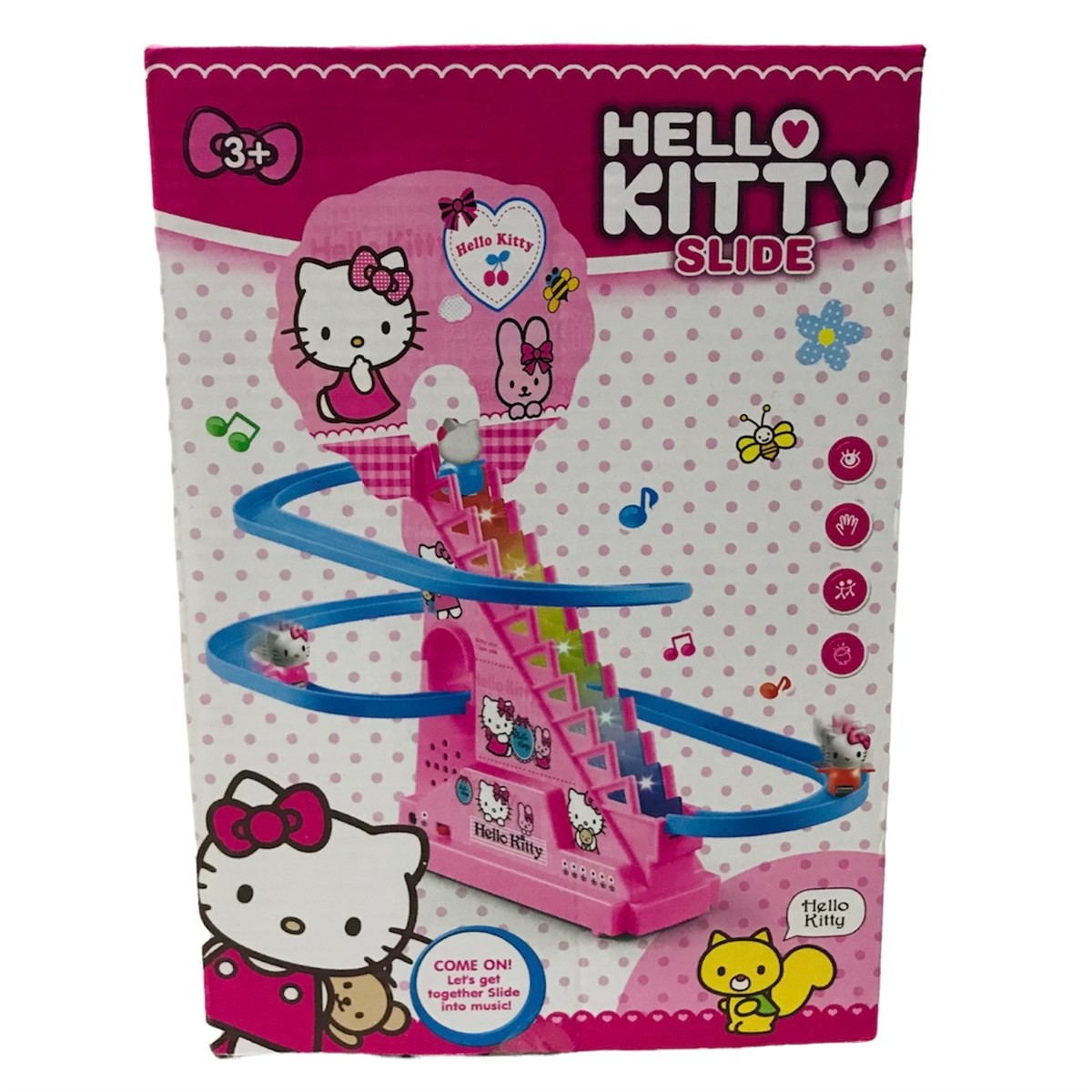 Dön Dolaş Merdiven Çıkan Yürüyen Hello Kitty Kahramanlar - Pembe