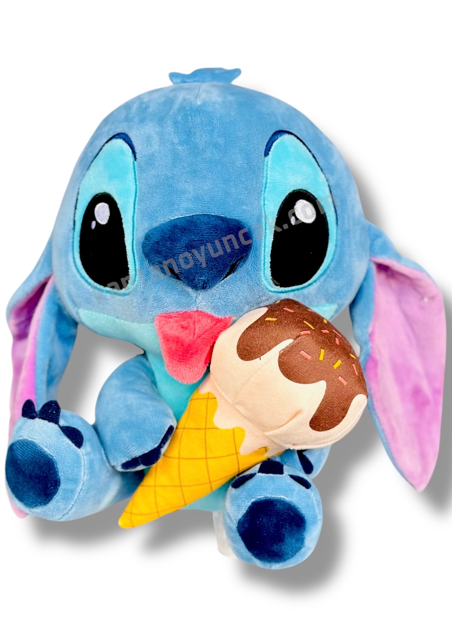 Lisanslı Dondurma Yiyen Peluş Stitch 25 Cm