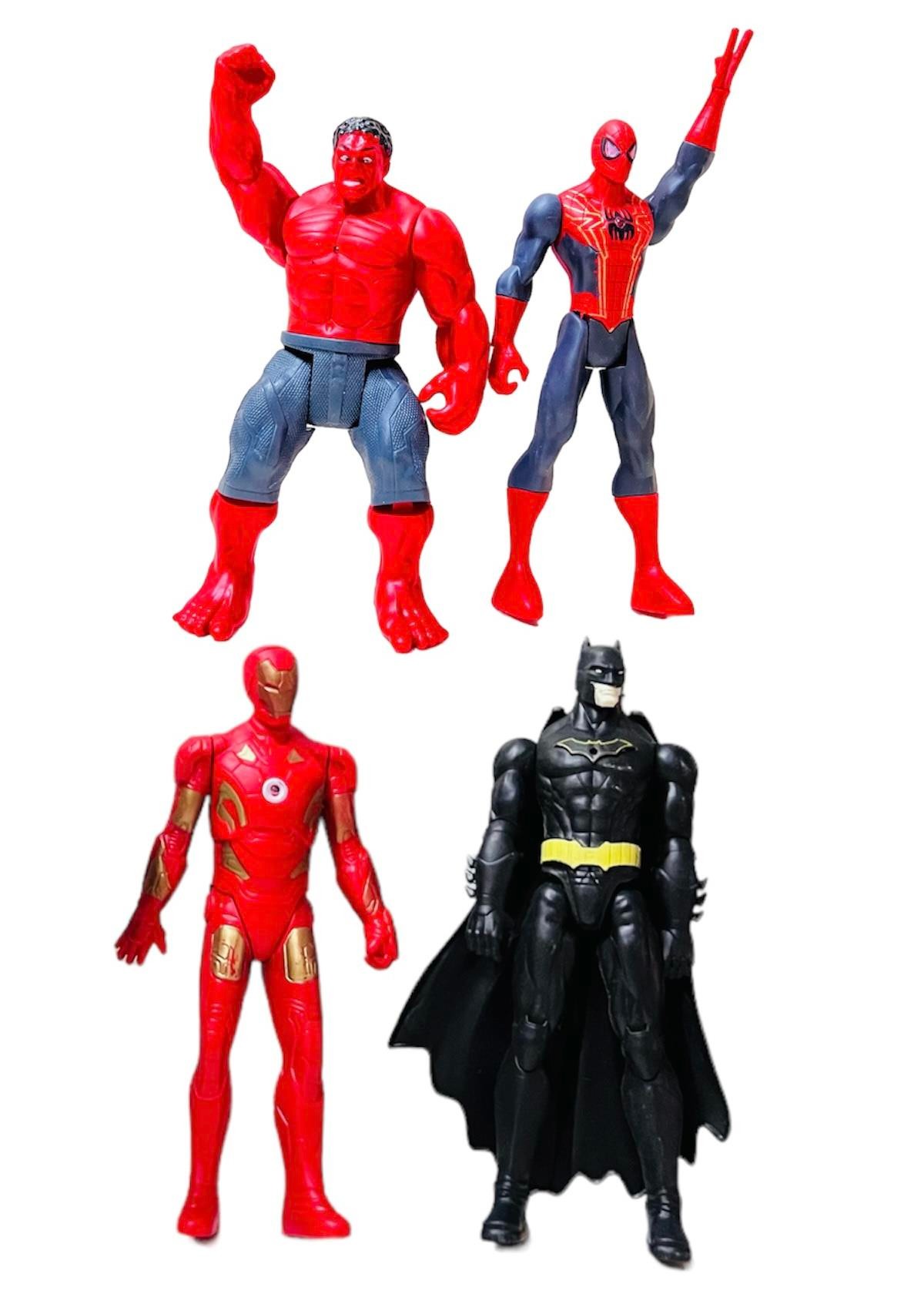 Avengers Örümcek Adam Ironman Batman Hulk 5'li Oyun Seti