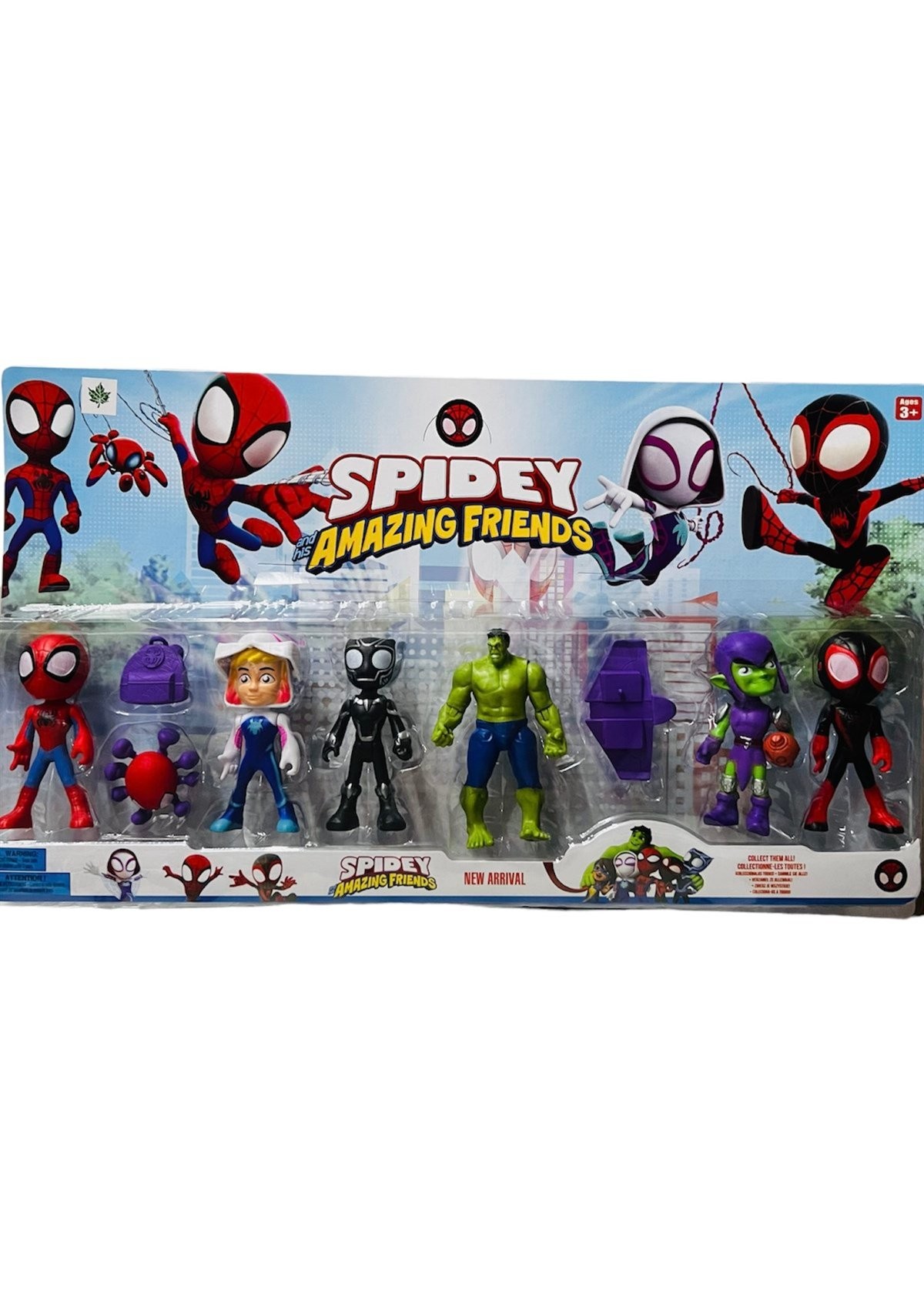 Avengers Spidey 6'lı Figür Oyuncak Spidey ve Harika Dostları