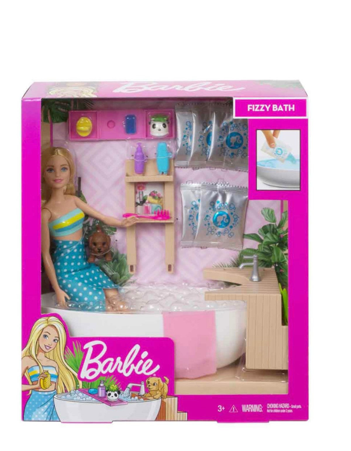 Barbie Wellness Barbie'nin Spa Günü Oyun Seti