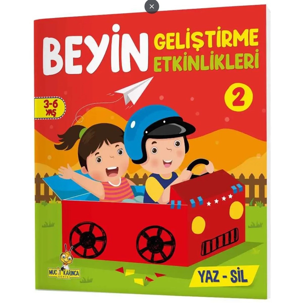 3-6 Yaş Beyin Geliştirme Etkinlikleri YAZ-SİL Kitaplar (Zeka Testleri, Dikkat Geliştirme, Kalem Tutma Becerisi, Mantıksal Düşünme, Bilişsel Beceriler)