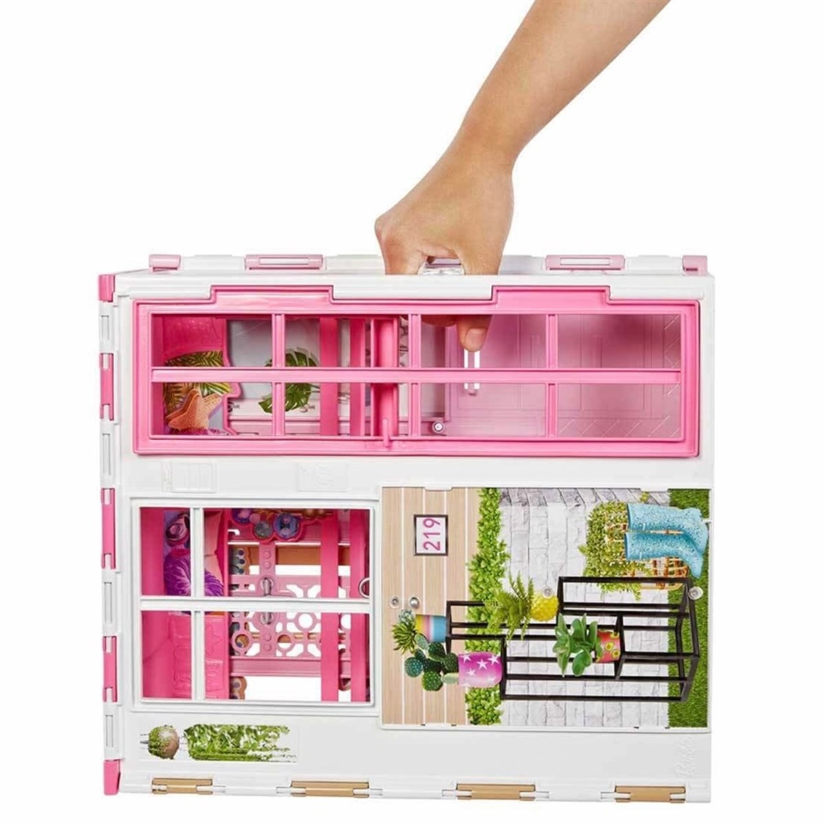 Barbie Taşınabilir Portatif Evi HCD47