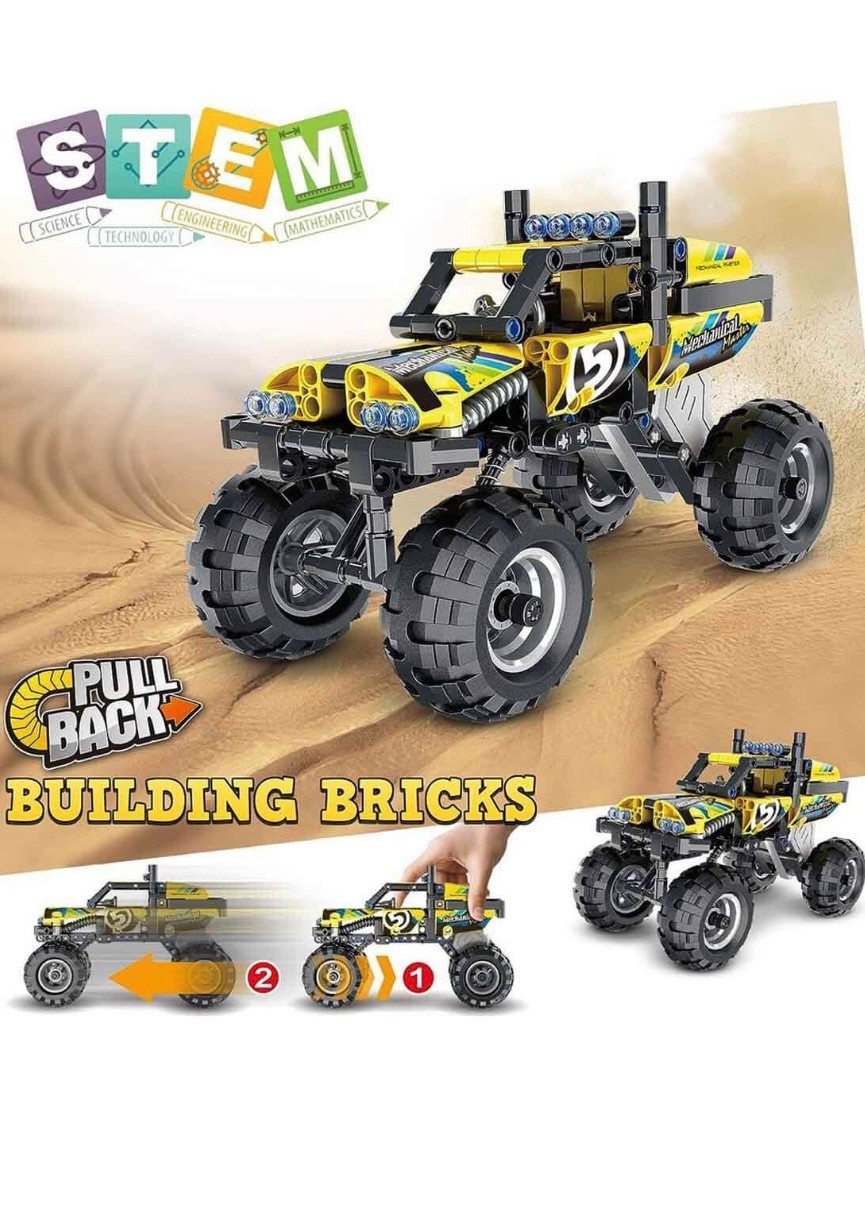 Arazi Aracı Lego Blok Seti Sarı 199 Parça Lego