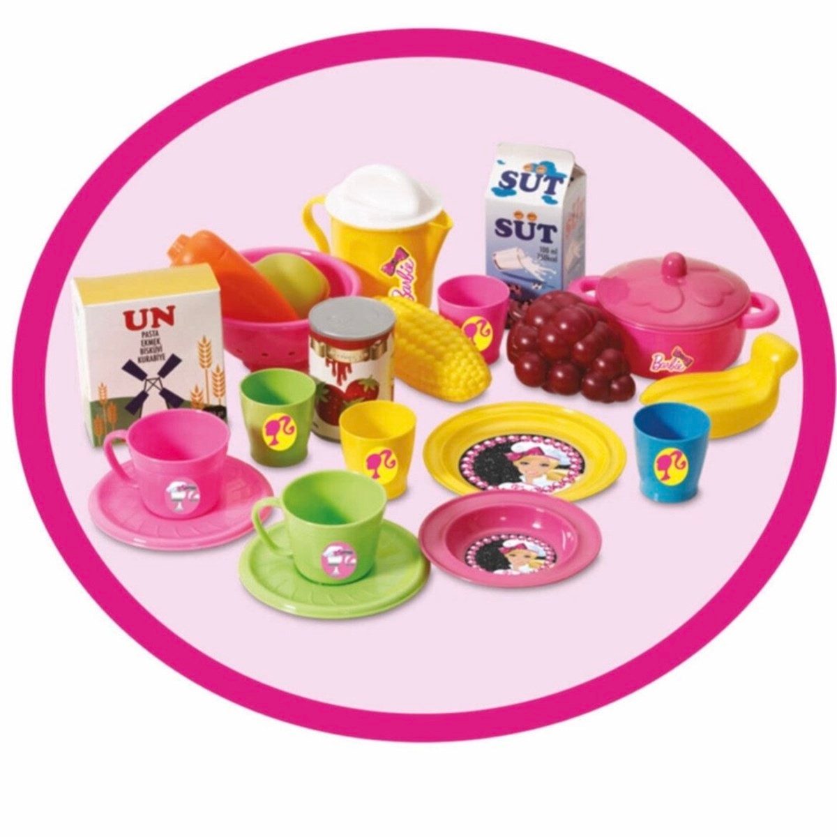 Dede Barbie Sepetli Market Arabası