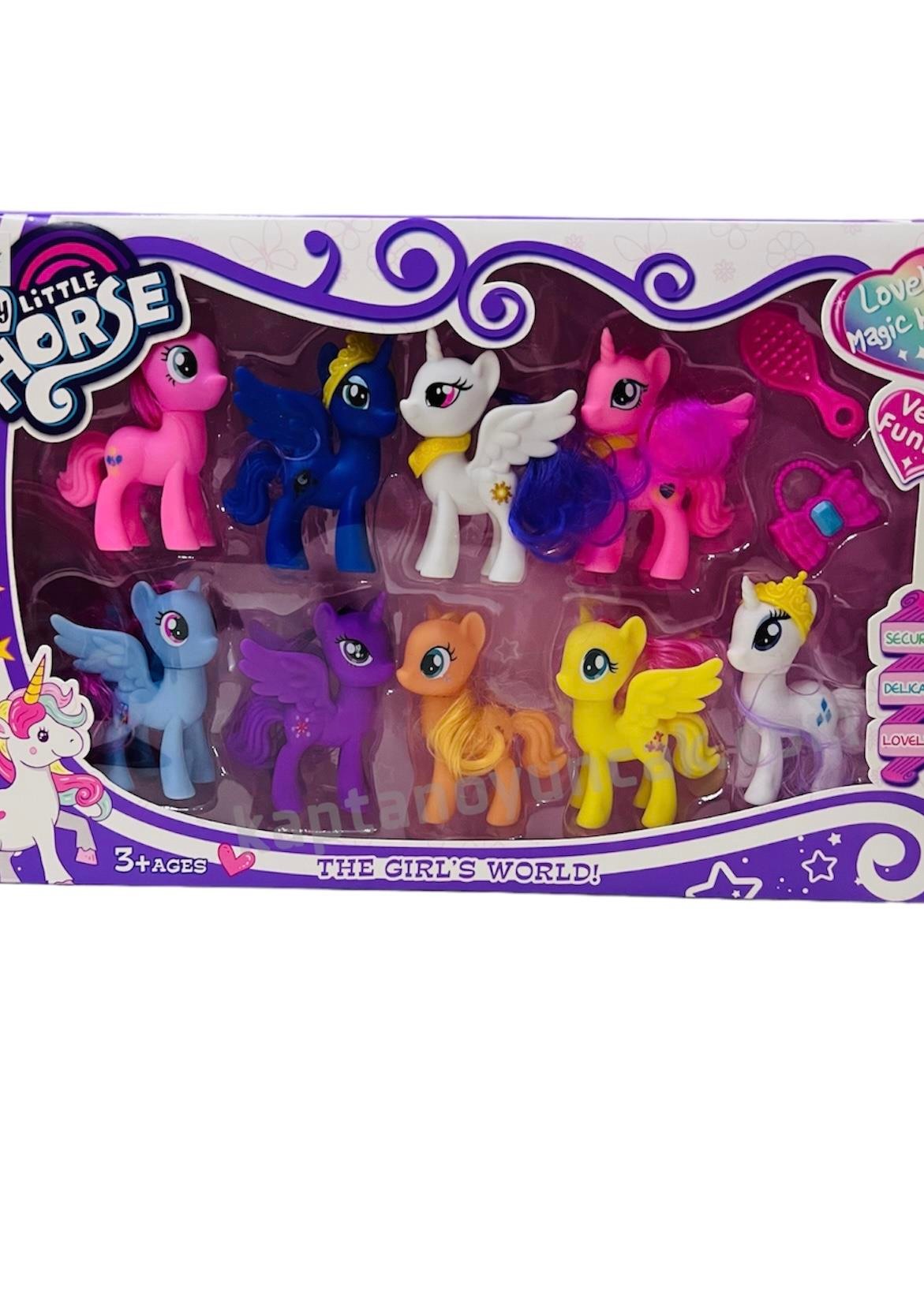 My Little Pony Aksesuarlı 9'lu Figür Oyuncak Seti