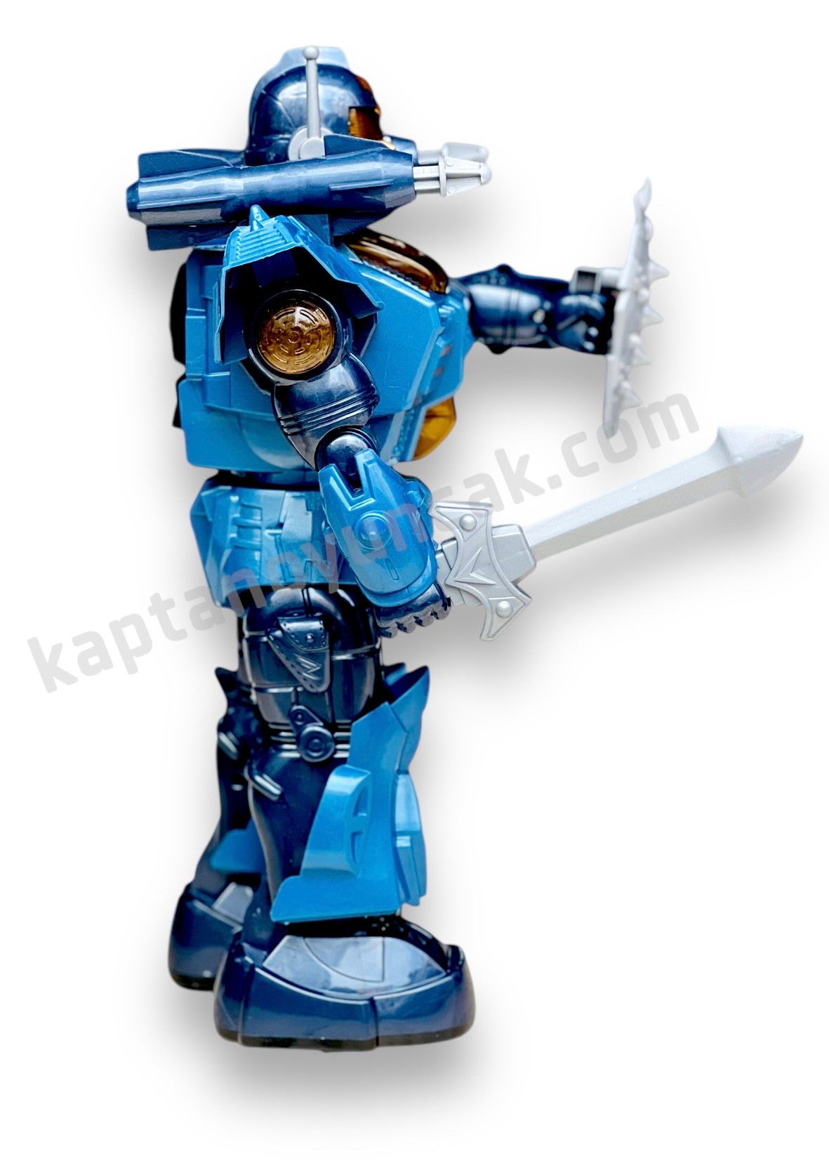 Sesli Işıklı Hareketli Roket Fırlatan Akıllı Robotum