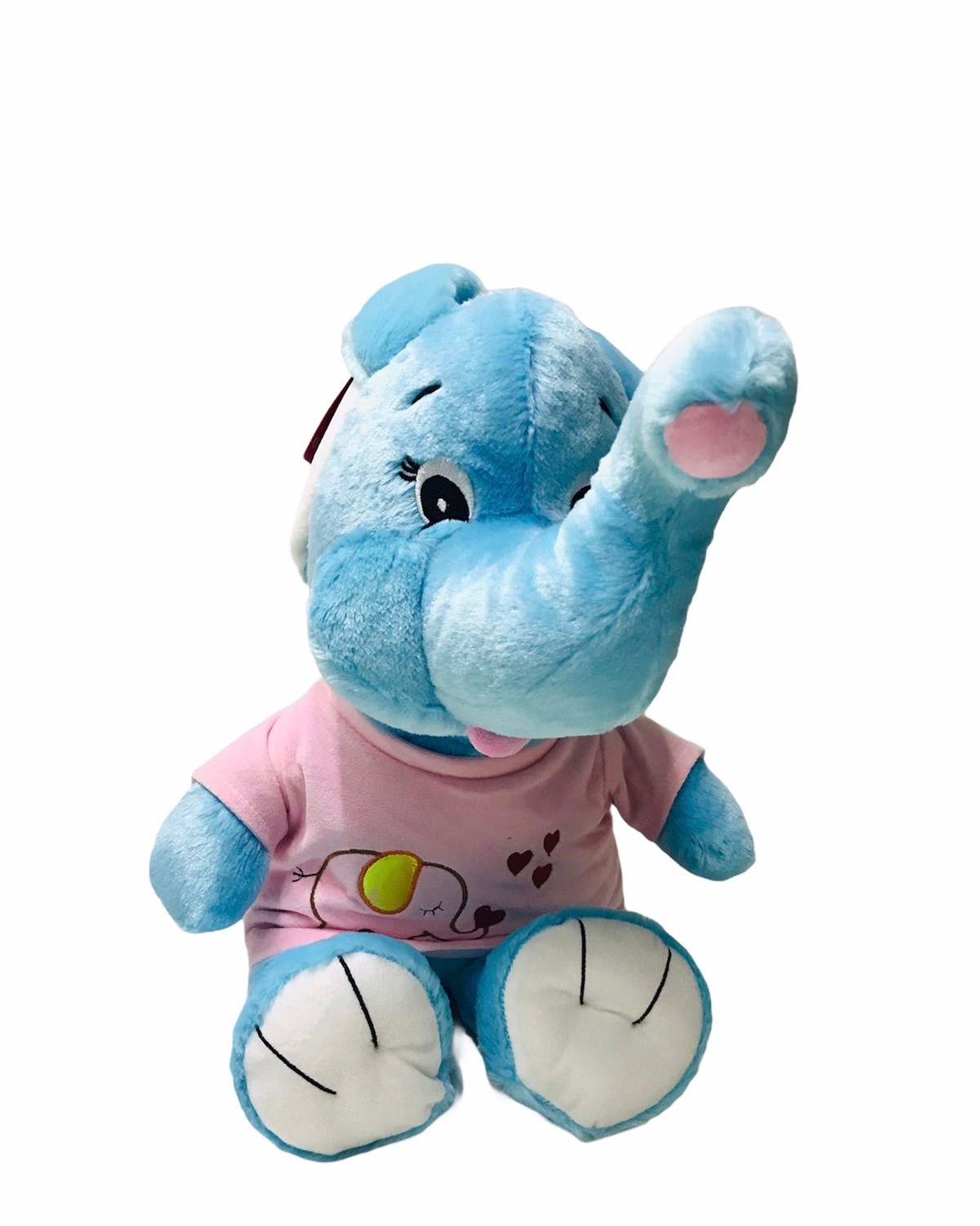 Selay Tişörtlü Peluş Fil 45 Cm