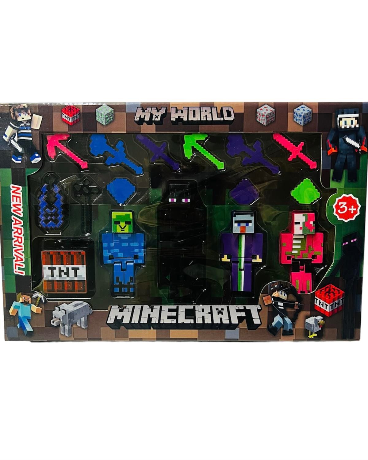 Minecraft Figür Oyuncak 16 Parça Tnt