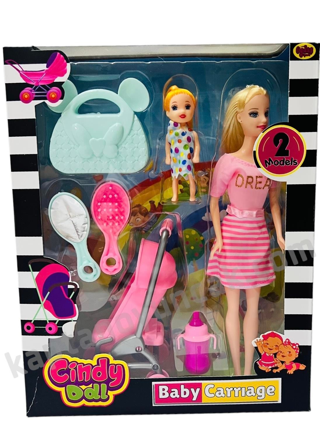Cindy Pusetli Bebek Oyun Seti