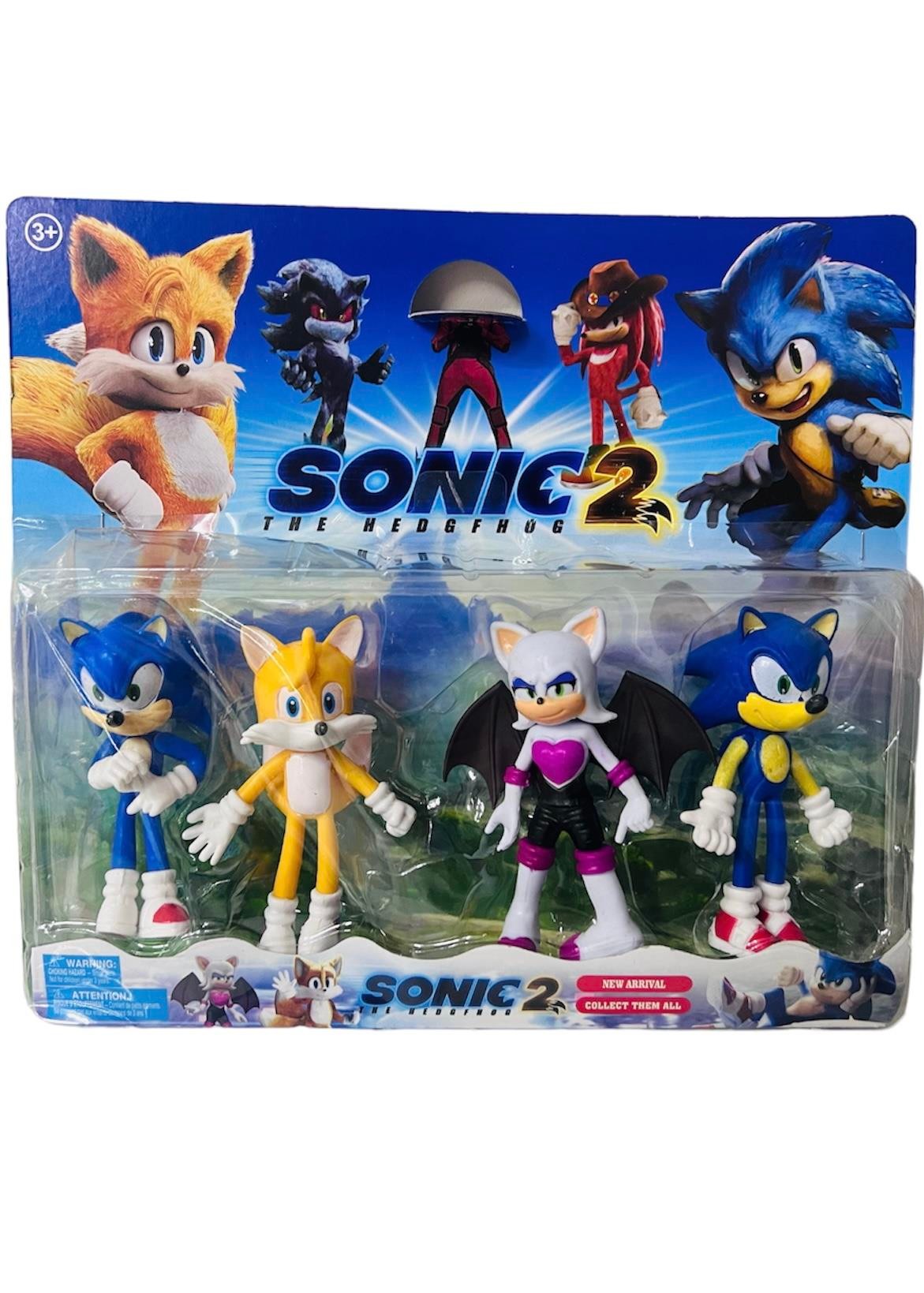 Süper Sonic Figür ve Arkadaşları 4'lü Set