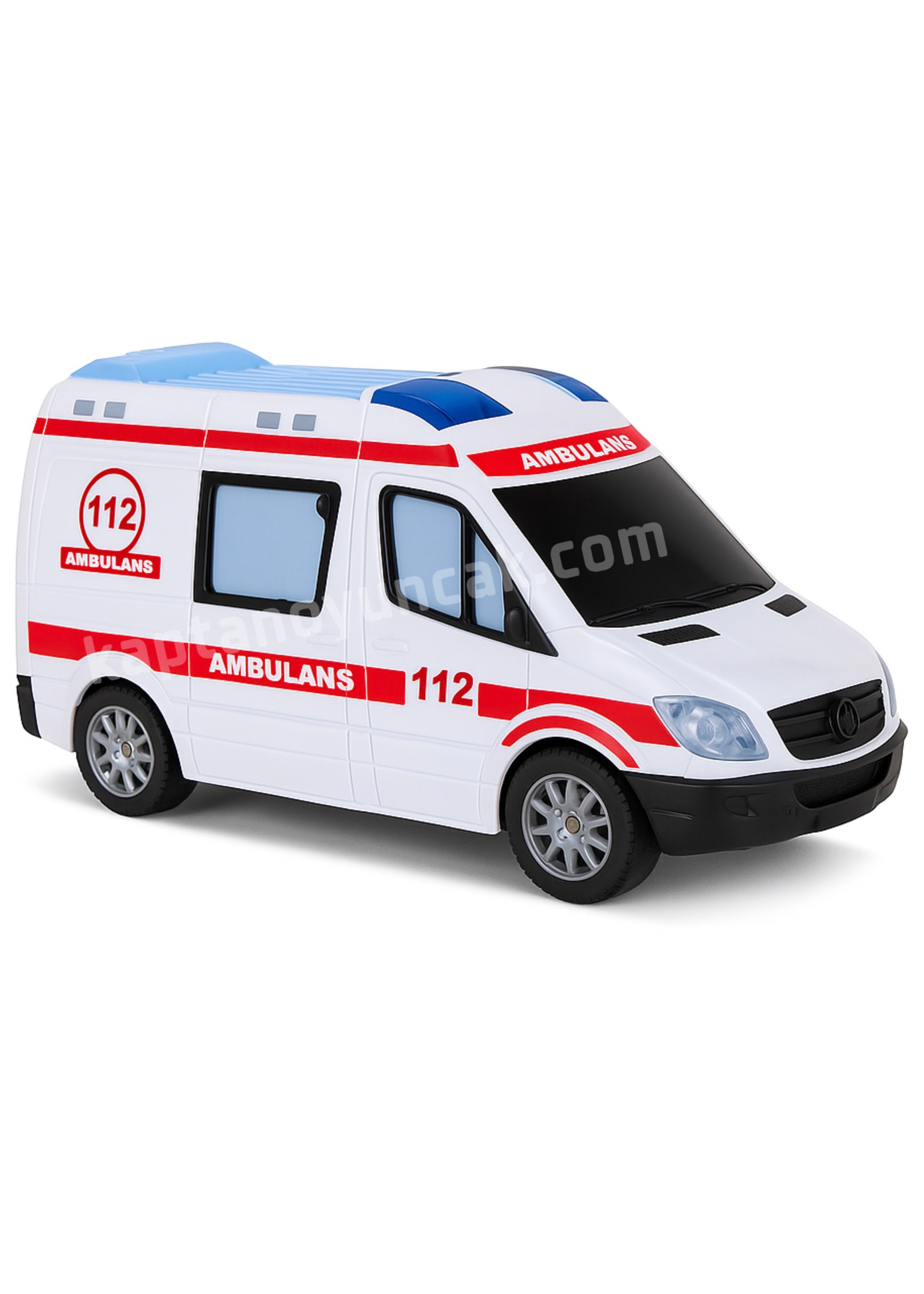 Sensörlü Sesli Işıklı Çarp Dön Ambulans