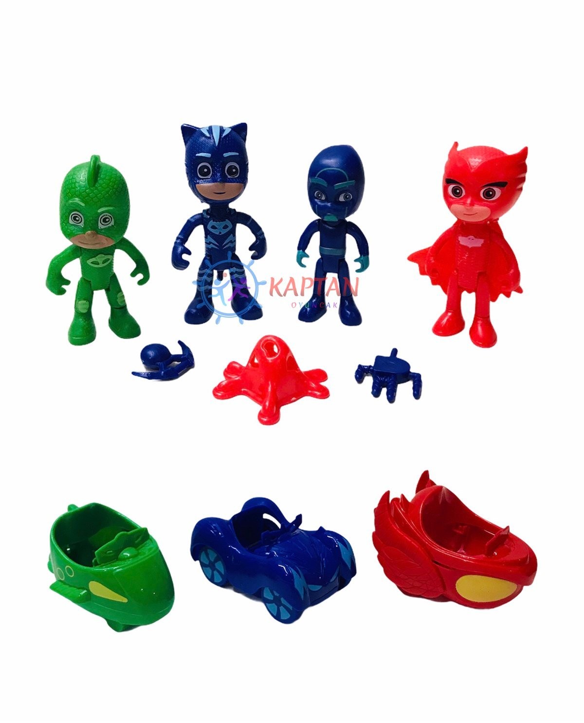 3 Araç Pj Masks Pijamaskeliler Oyuncak