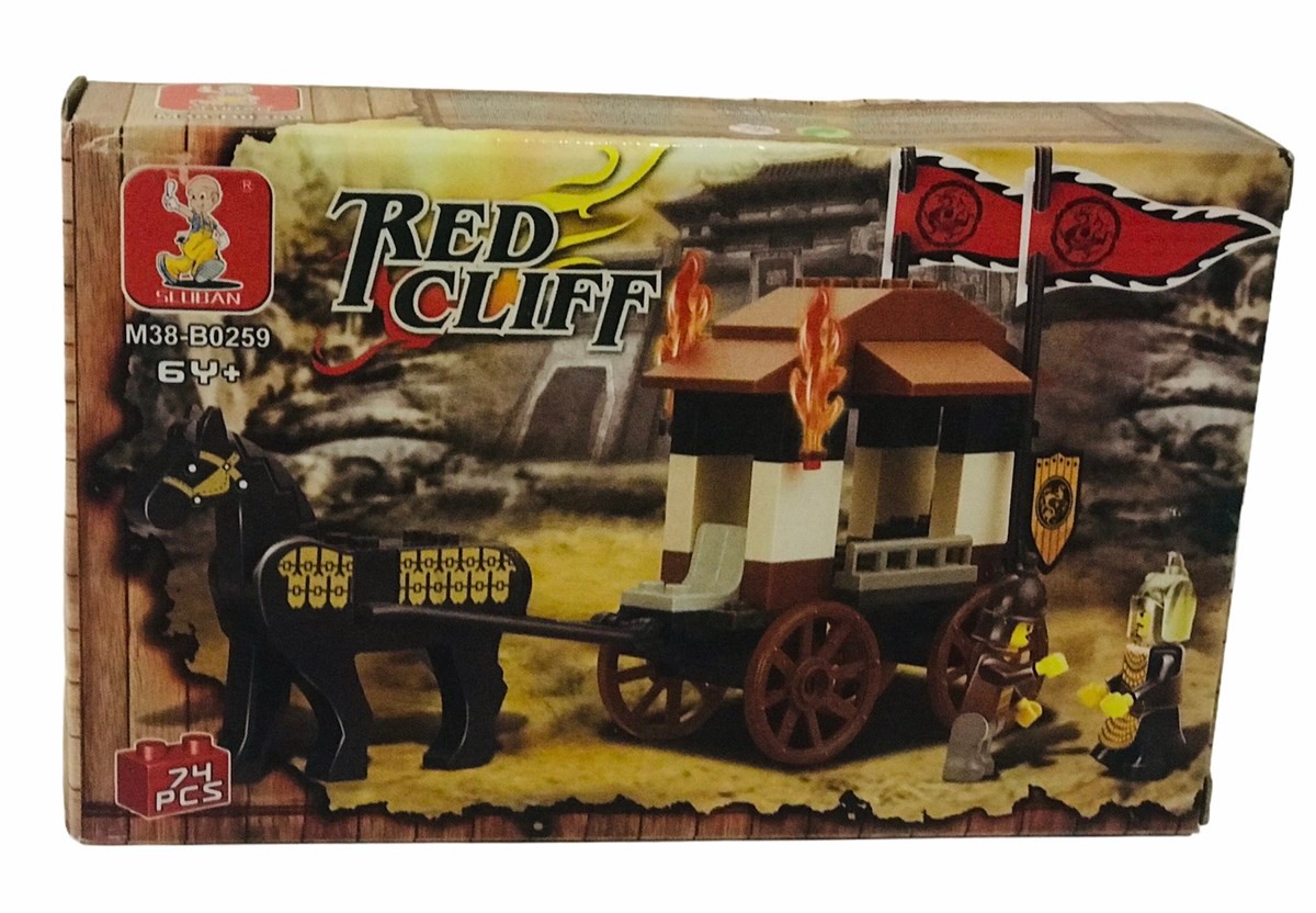 Sluban Yapboz Blok 74 Parça Kovboy Seti Lego Oyuncak