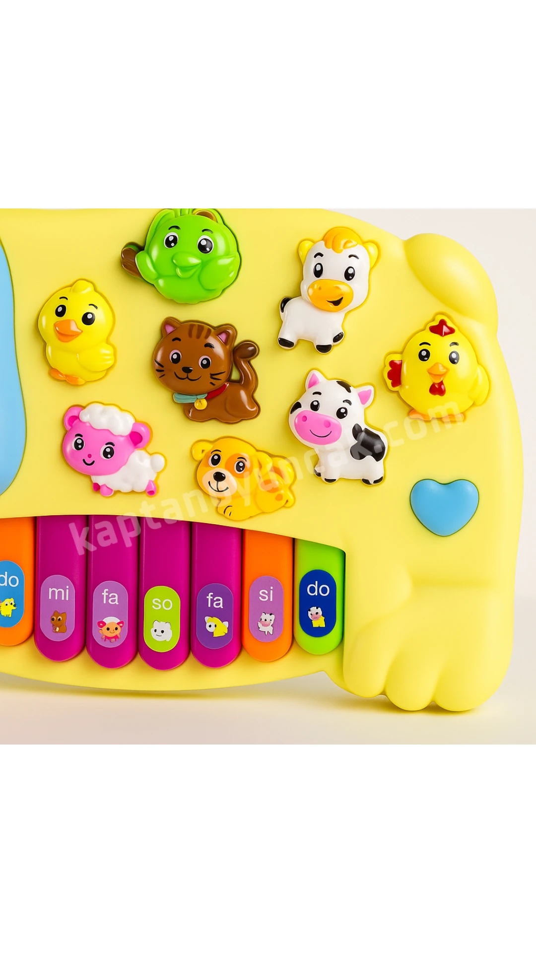 Çiftlik Hayvan Sesli Eğitici Bebek Piyano Oyuncak - Köpek