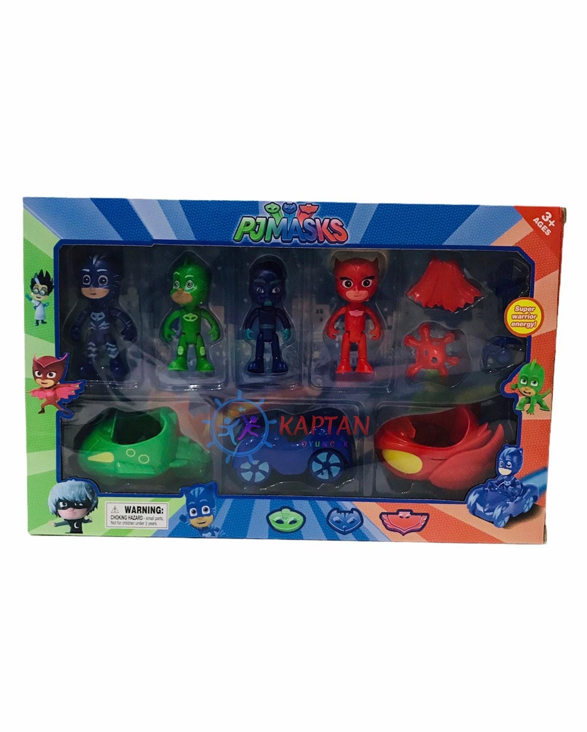 3 Araç Pj Masks Pijamaskeliler Oyuncak