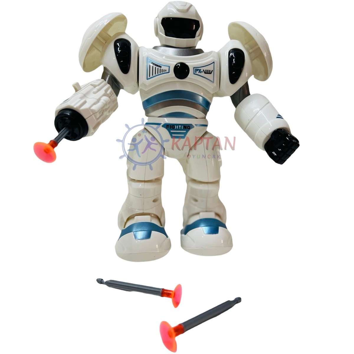 Duman Pilli Hareketli Robot - Sesli Işıklı Robot