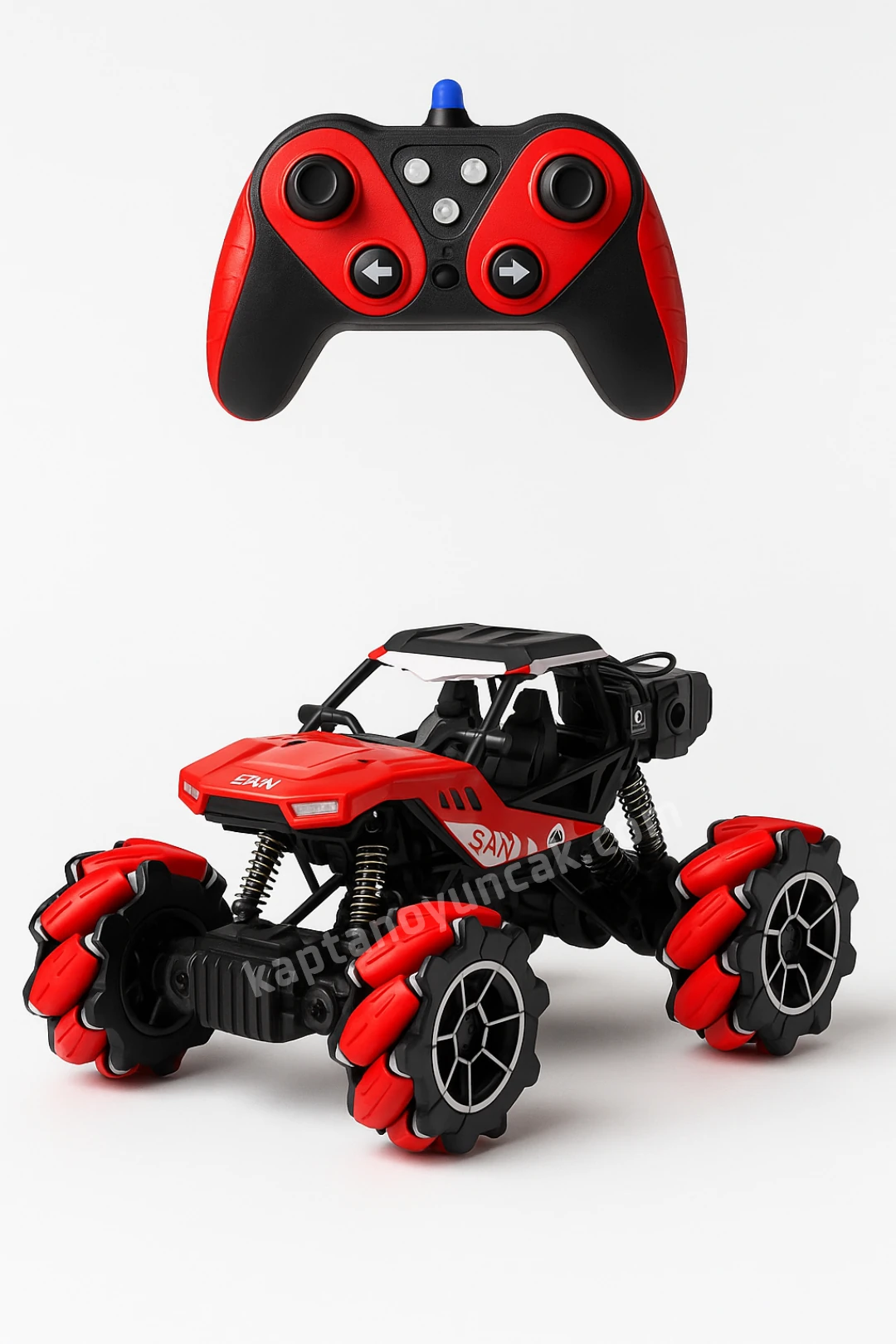 Uzaktan Kumandalı 4x4 Duman Çıkartabilen Şarjlı Off Road Arazi Araba