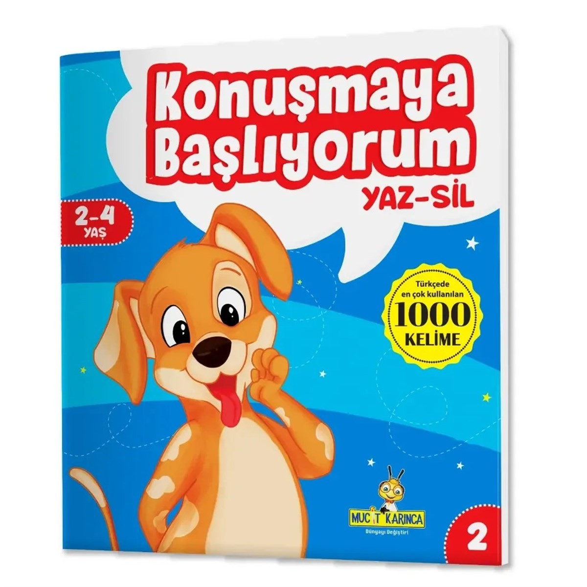 Konuşmaya Başlıyorum Serisi YAZ-SİL Kitaplar (Türkçede En Çok Kullanılan 1000 Kelime)