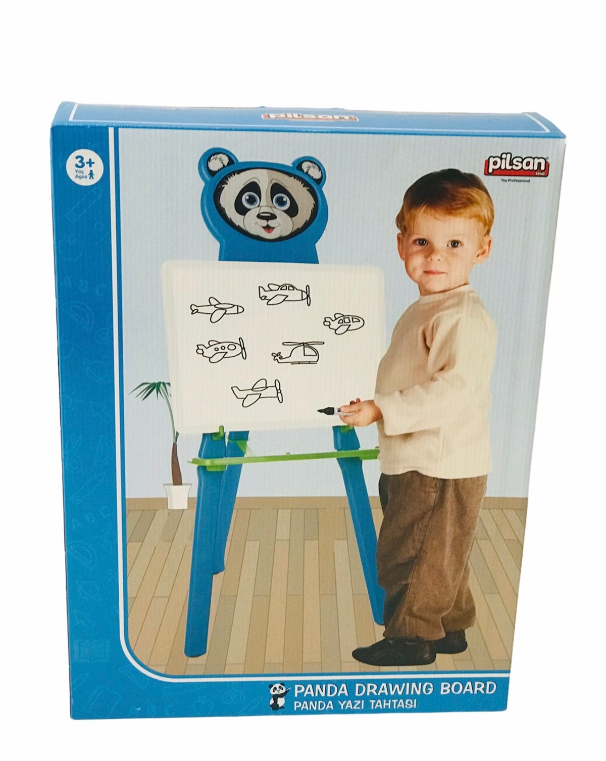 Pilsan Panda Yazı Tahtası Mavi
