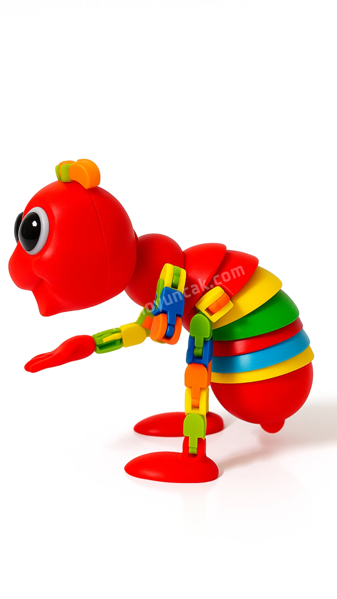 Sevimli Eğitici Sök Tak Renkli Akrobat Karınca Montessori Eğitici Oyuncak