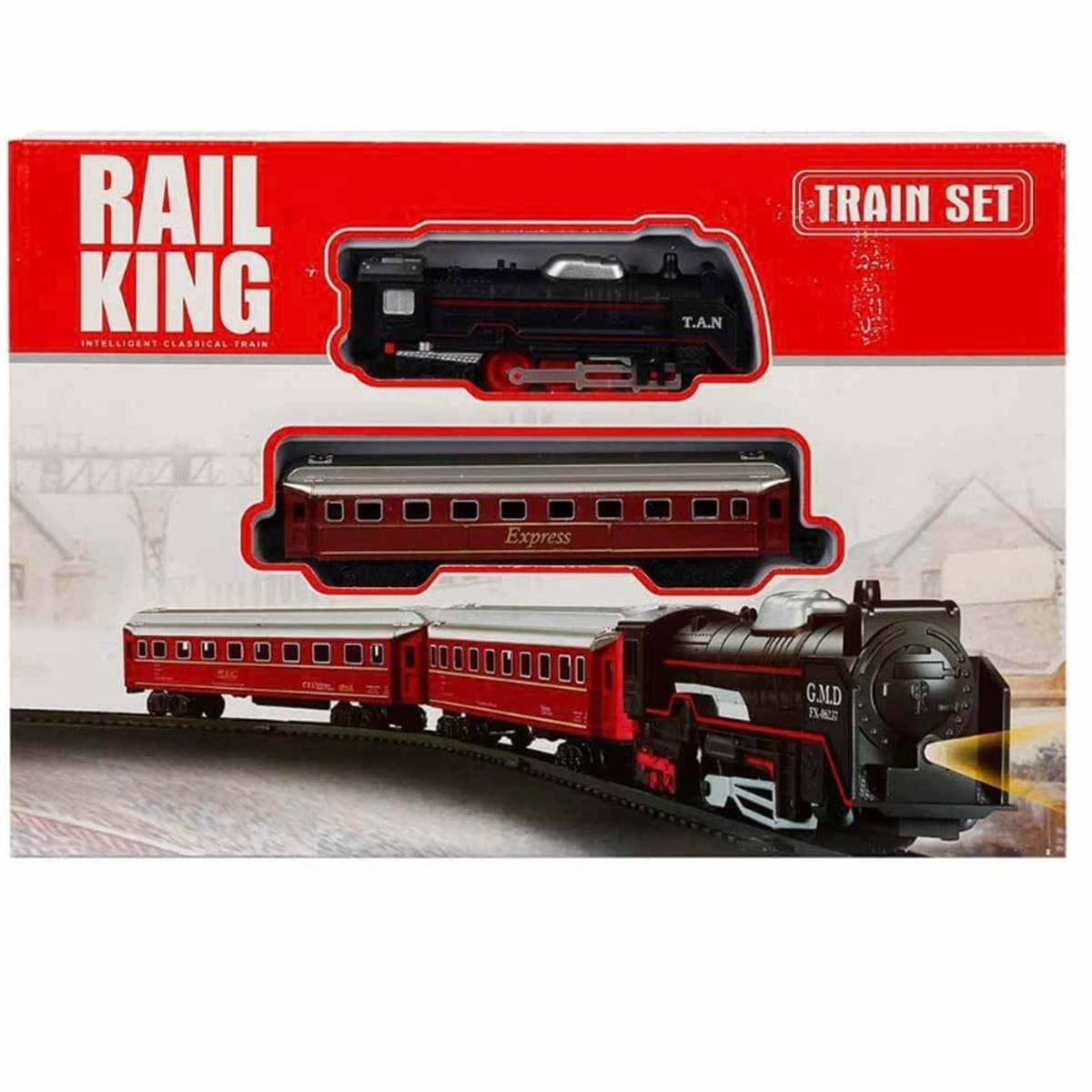 Canem Pilli Işıklı Tren Seti 12 Parça
