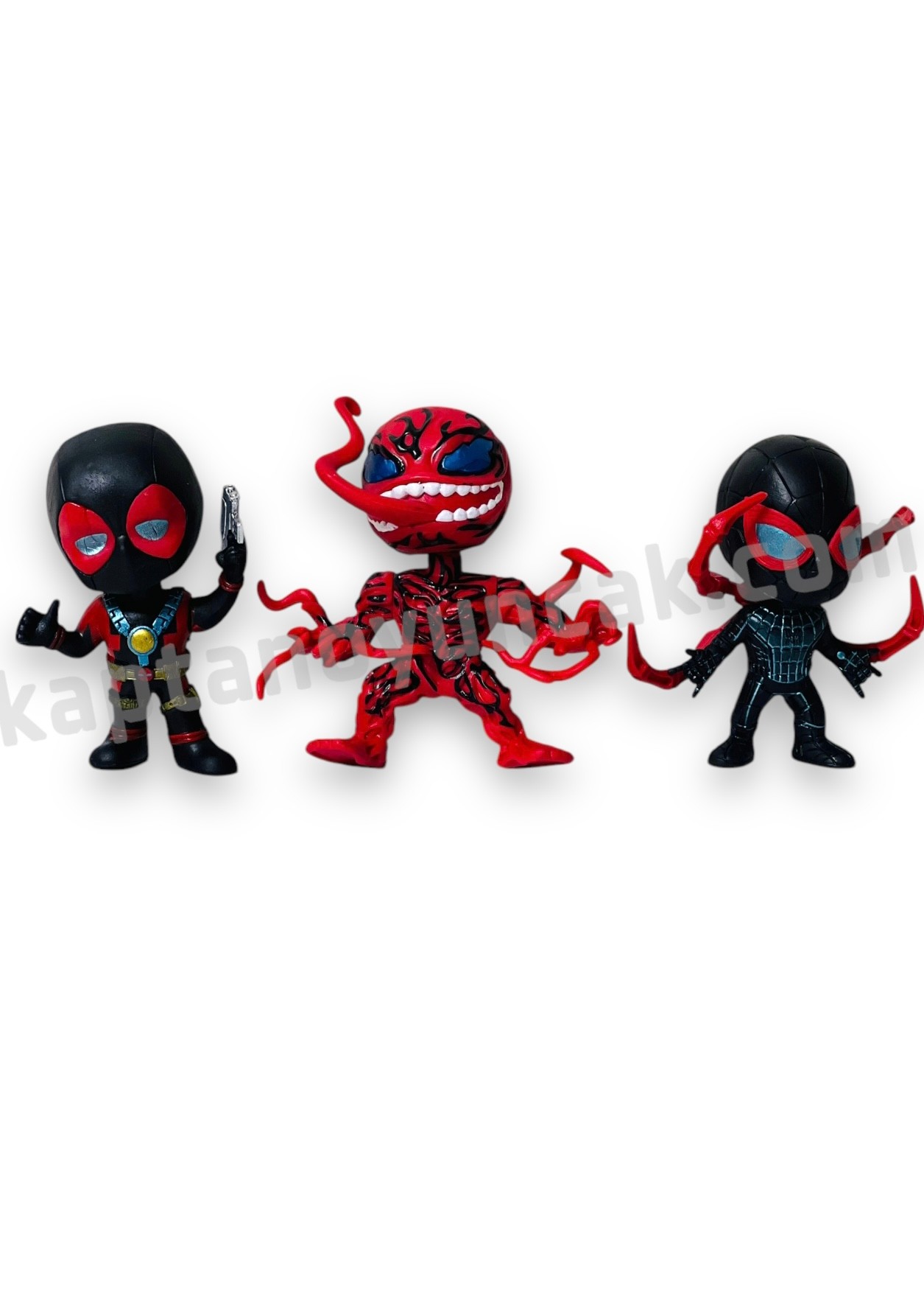 Avengers Süper Kahramanlar Mini 6'lı Figür Oyuncak Seti Örümcek Adam Venom Kahramanlar