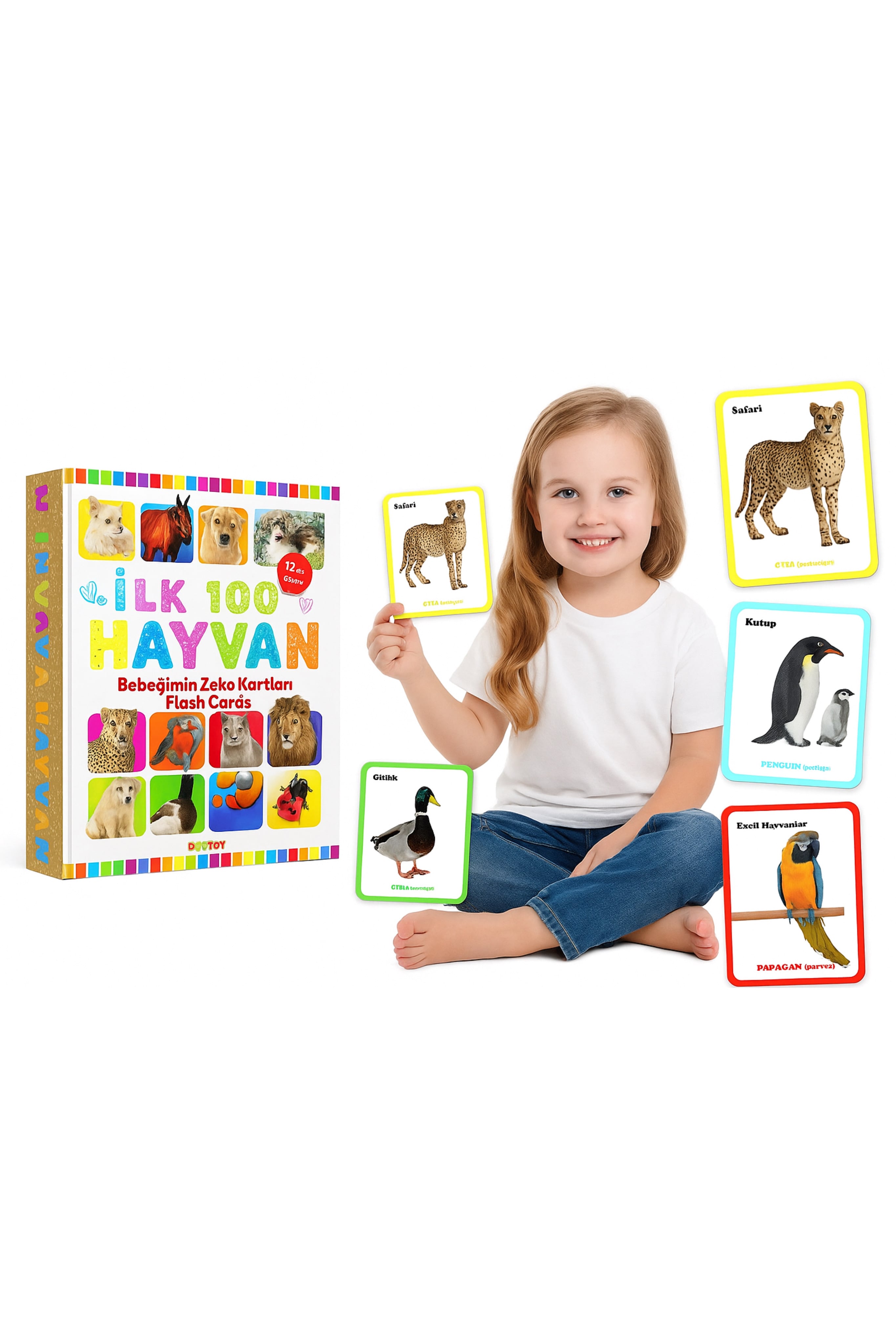 Bebeğimin Zeka Kartları: İlk 100 Hayvan