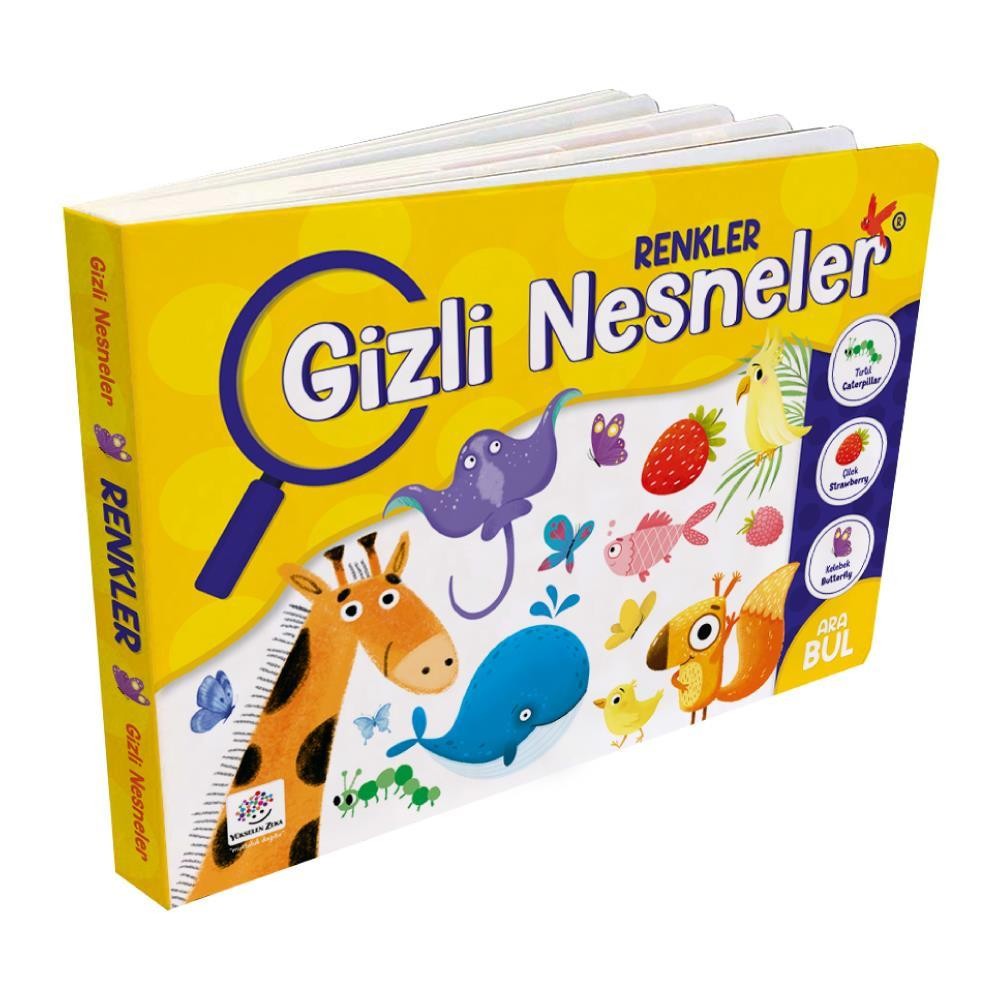 12-36 Ay Gizli Nesneler İlk Etkinlik Kitabım Seti (Sayılar - Renkler)