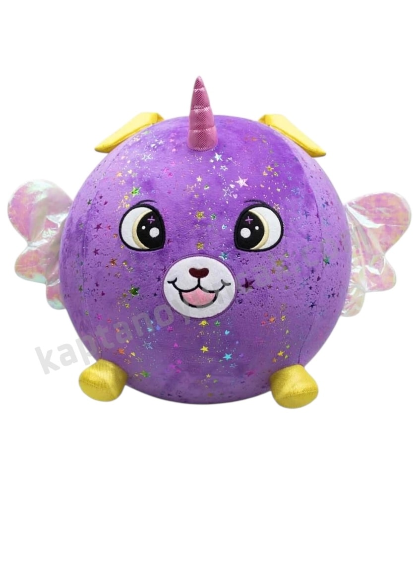 Şişme Peluş Mor Köpek XXL Shiny Corns Biggies