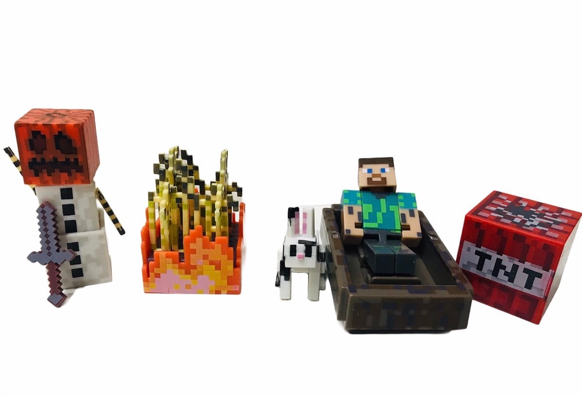 Minecraft Oyuncak Figür Karakterleri 7 Parça Oyuncak Seti