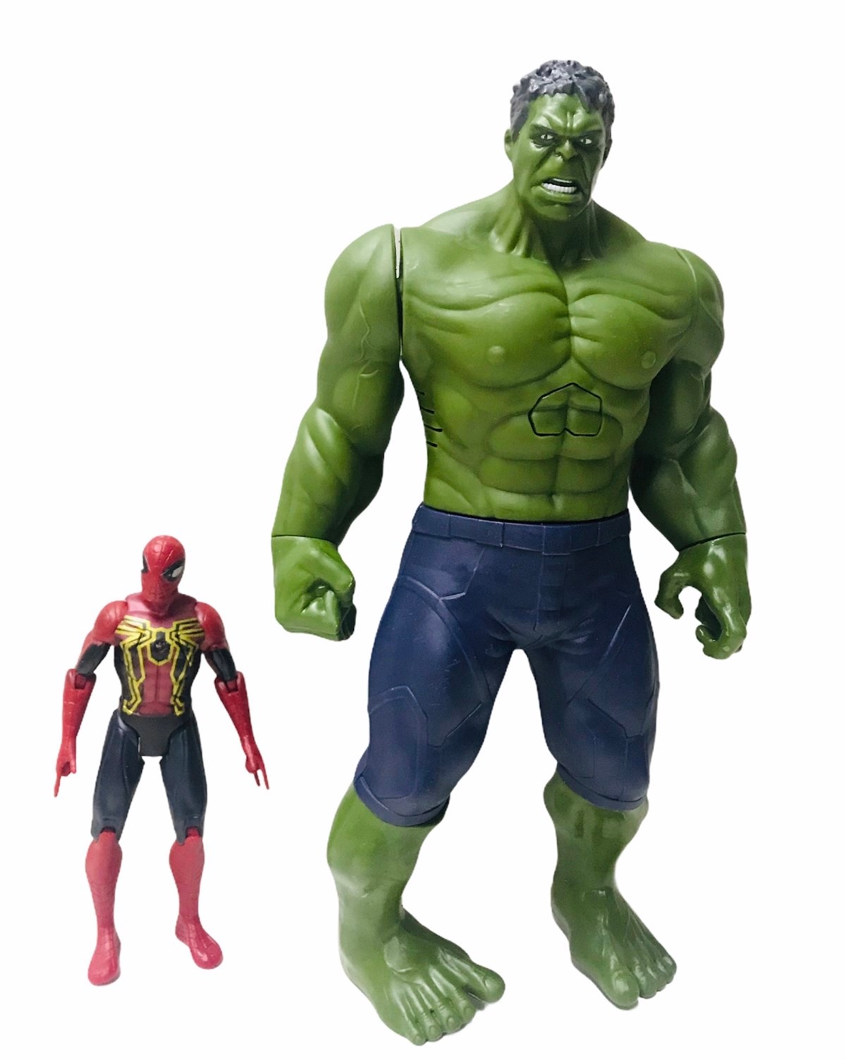 Avengers Yenilmezler Süper Kahramanlar Hulk ve Örümcek Adam 2 li Oyuncak