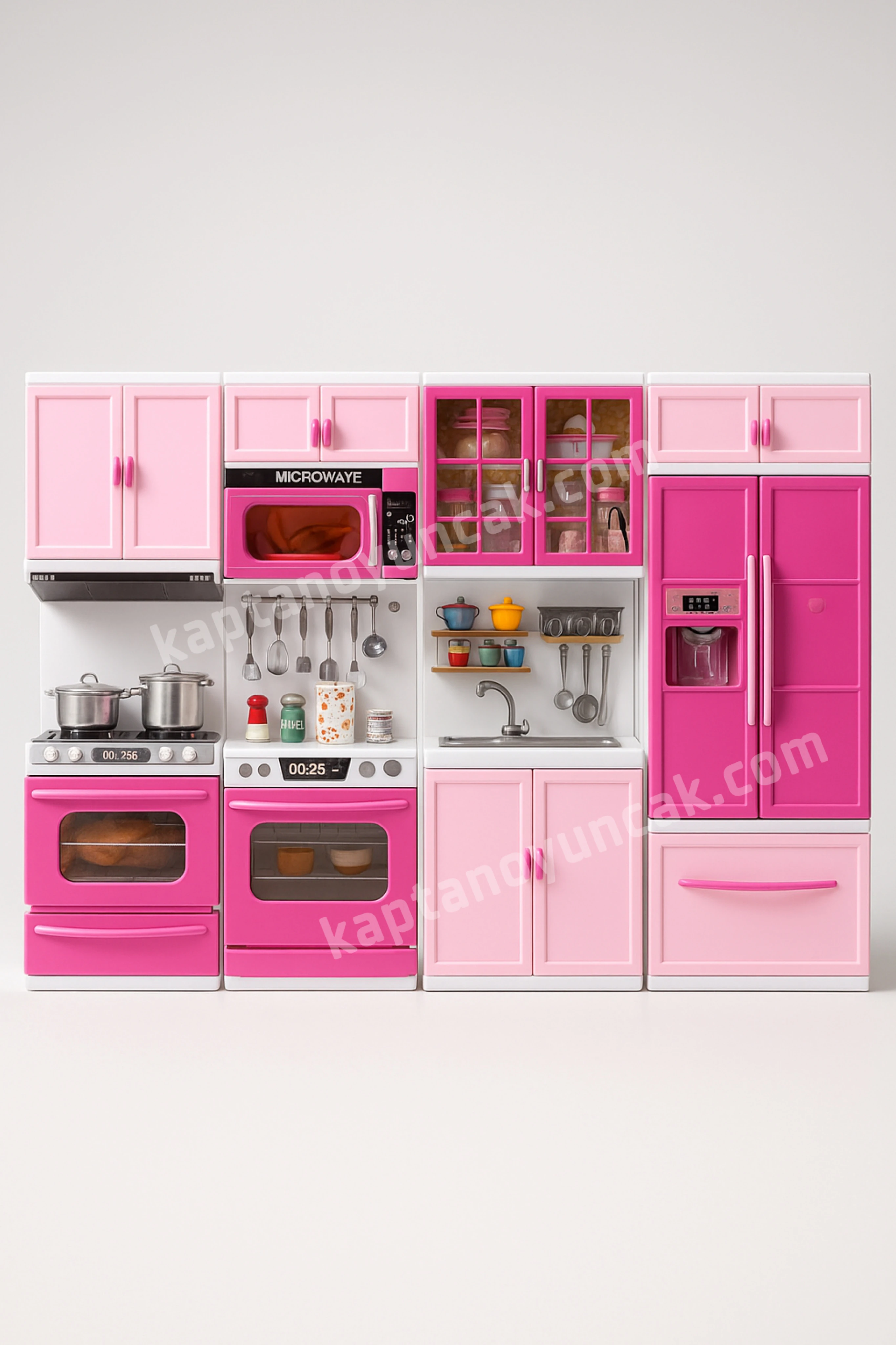 Oydaş My Lıttle Chefs 4'lü Mutfak Seti Tüm Kapakları Açılır Kapanır