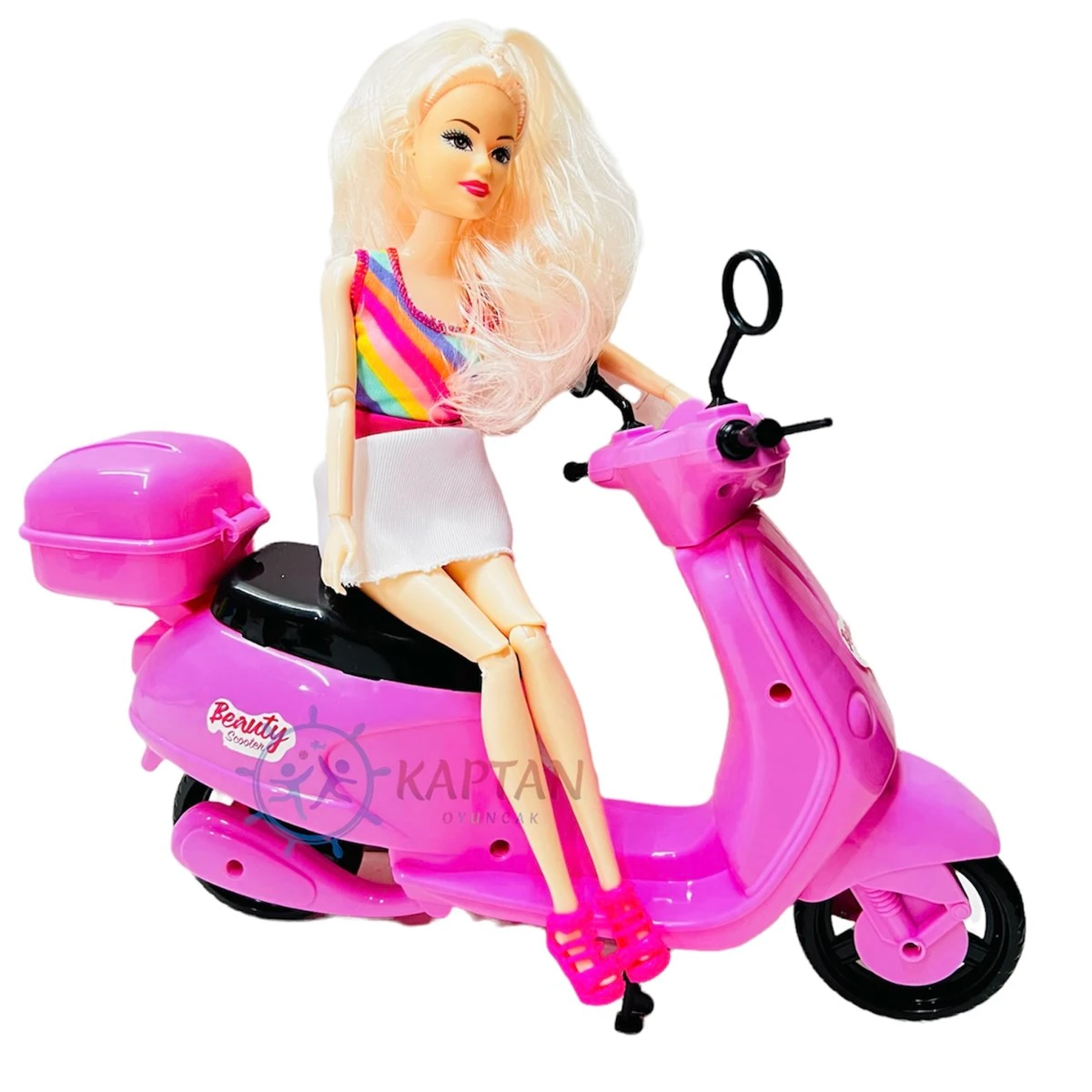 King Beauty Bebekli Scooter Oyuncak