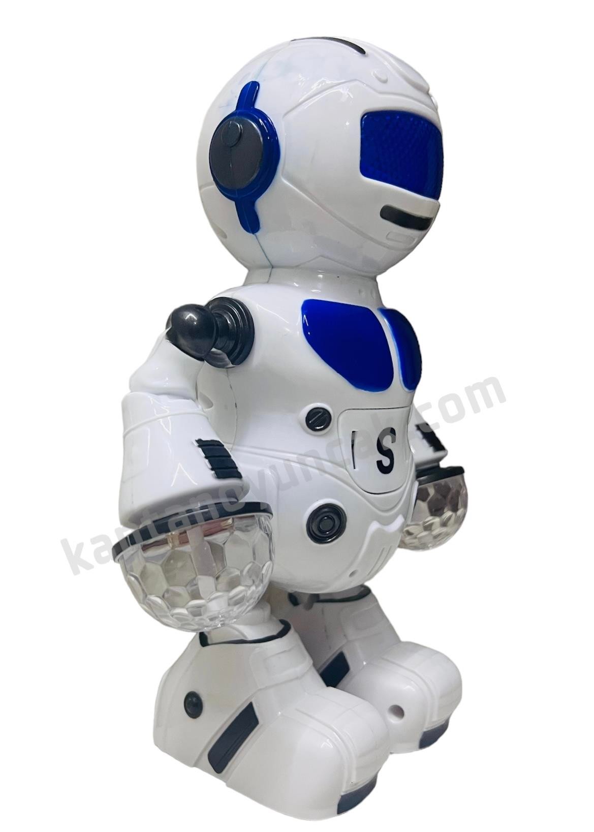 Dans Eden 360 Derece Dönebilen Sesli Işıklı Robot Oyun Seti