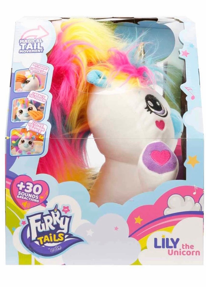 Lily Sesli ve Işıklı Peluş Unicorn 